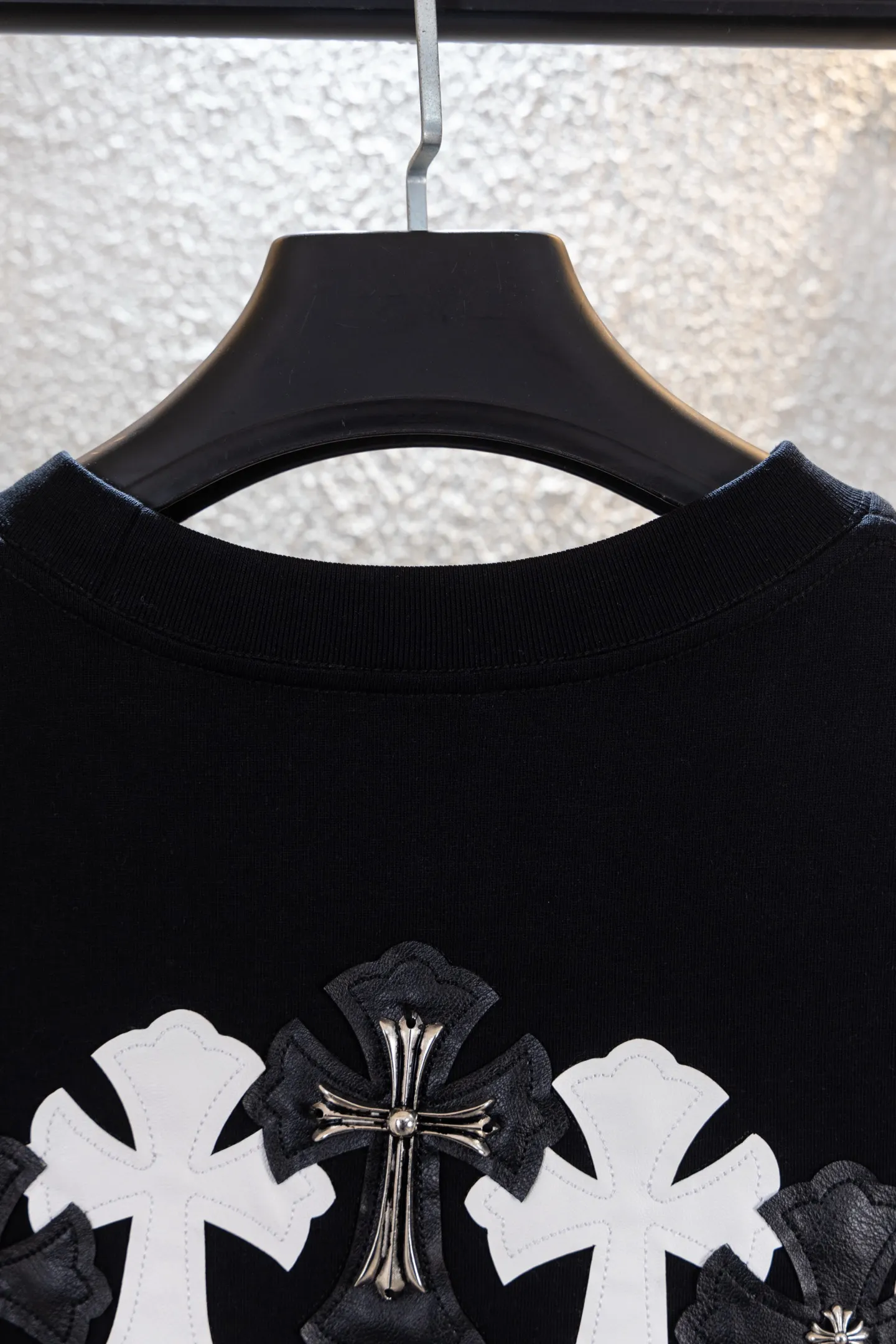 Cross Patch Embroidered Cotton Sweatshirt D14812235 — view 4