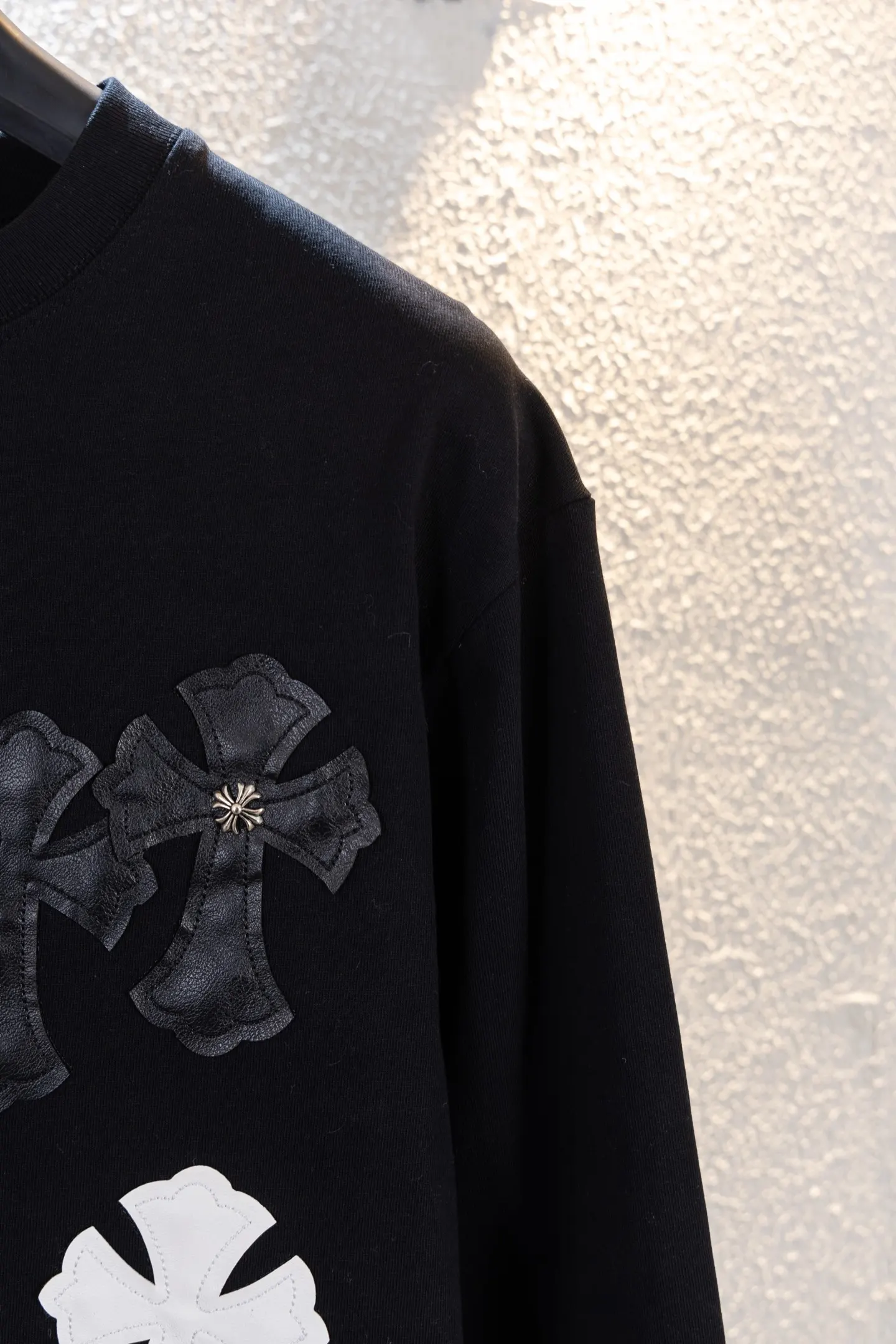 Cross Patch Embroidered Cotton Sweatshirt D14812235 — view 8