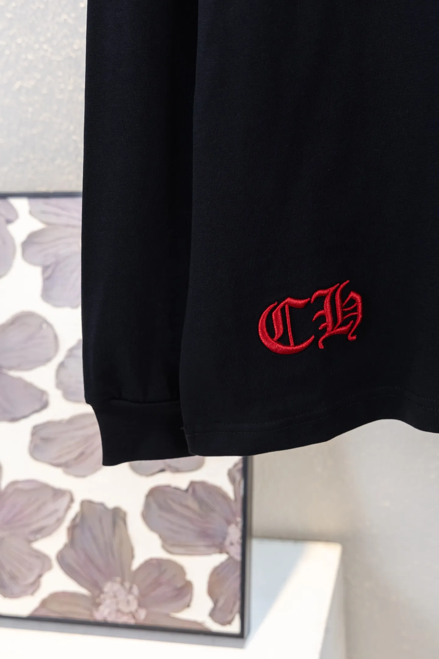 Logo-Print Cotton-Jersey Long-Sleeve T-Shirt D14812192 — view 7