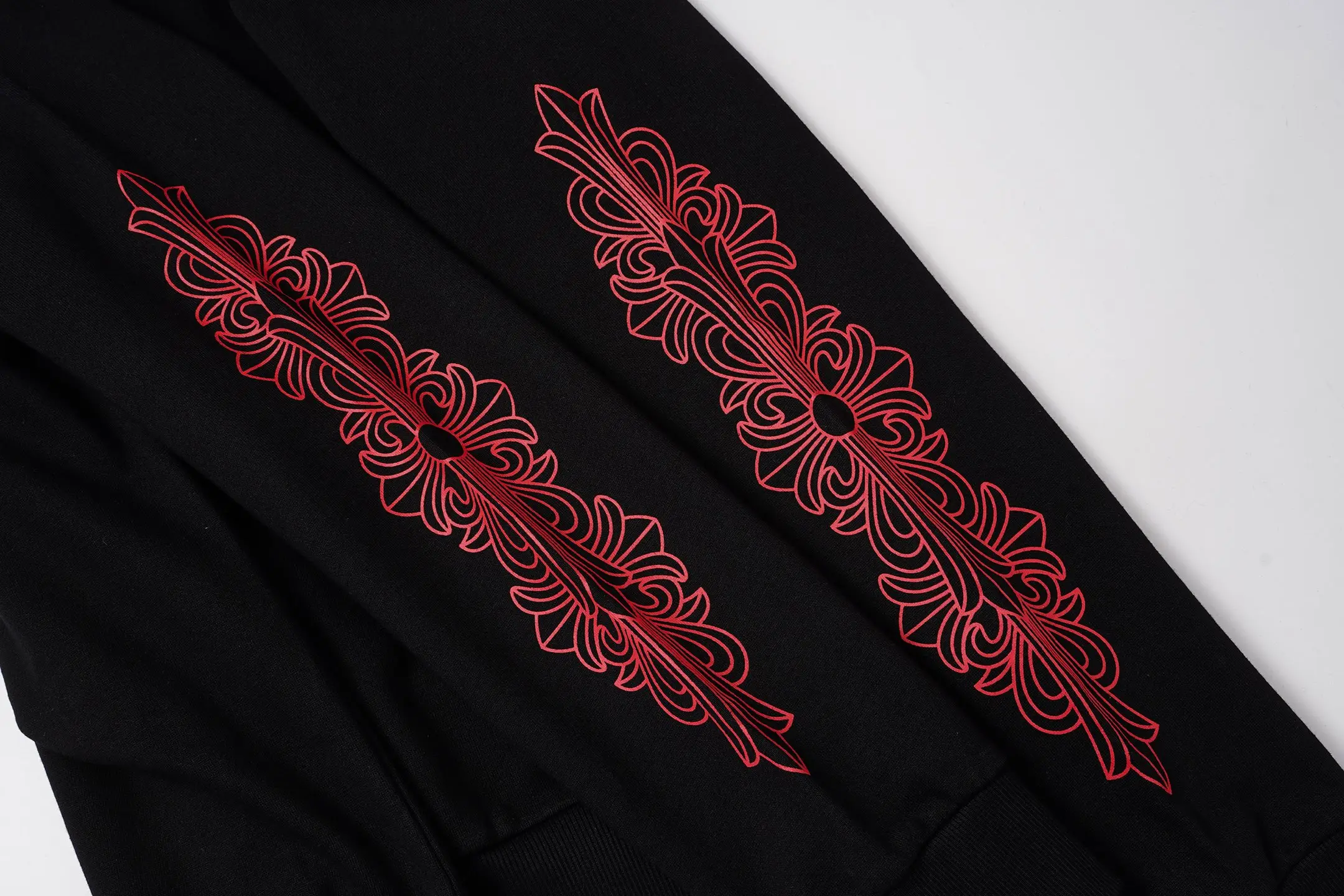 Horseshoe Logo Print Cotton-Blend Hoodie D15021243 — view 10