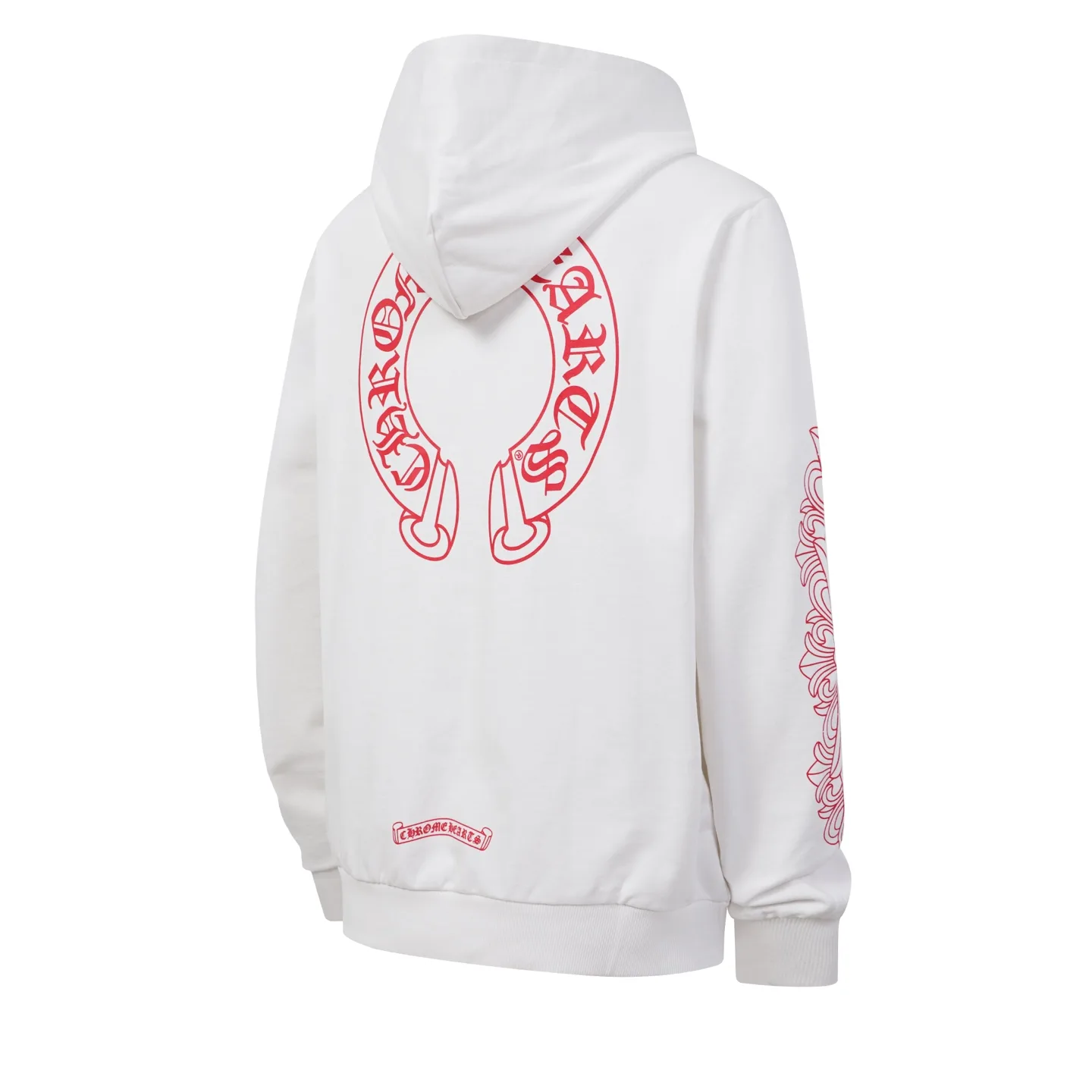 Horseshoe Logo Print Cotton-Blend Hoodie D15021245 — view 6