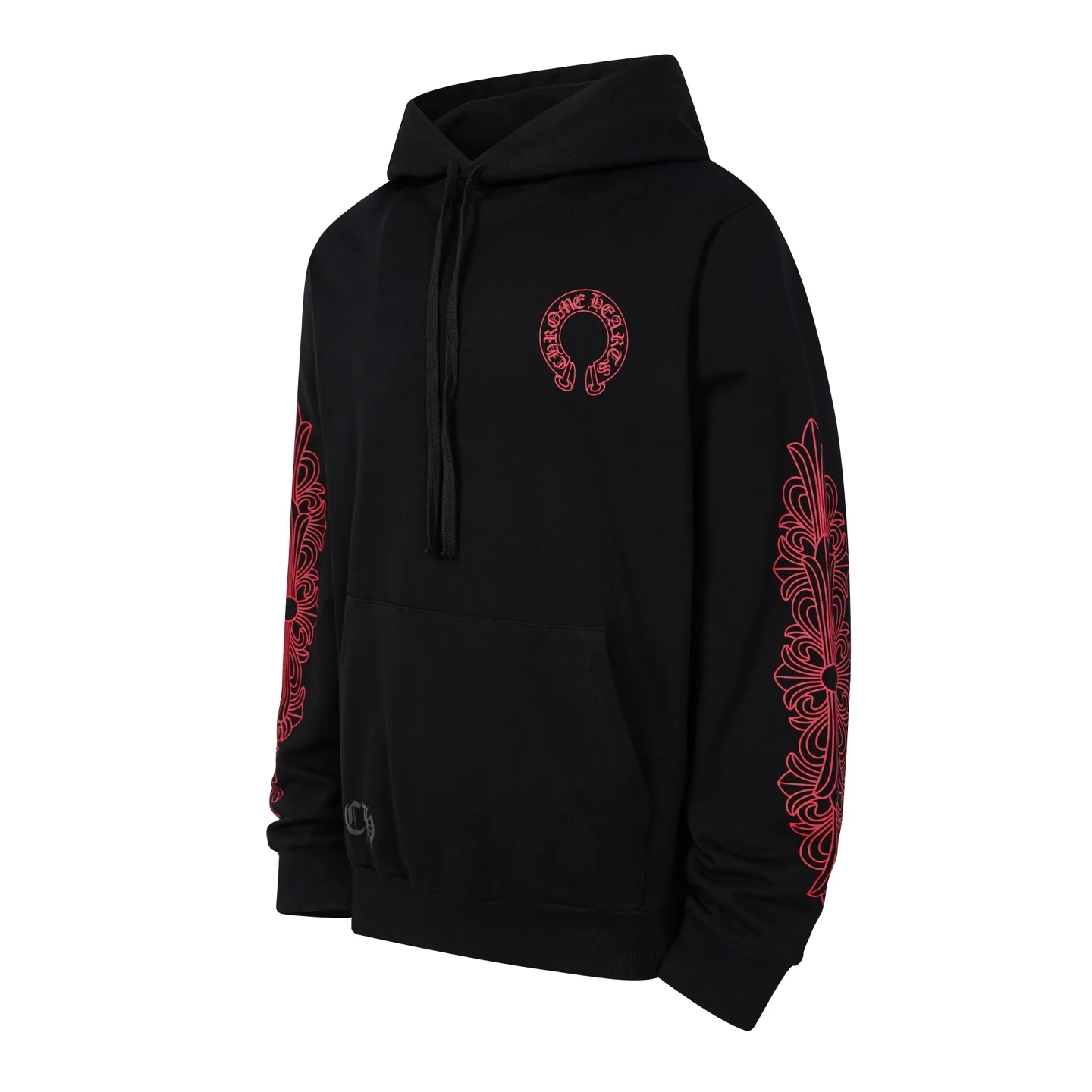 Horseshoe Logo Print Cotton-Blend Hoodie D15021245 — view 7