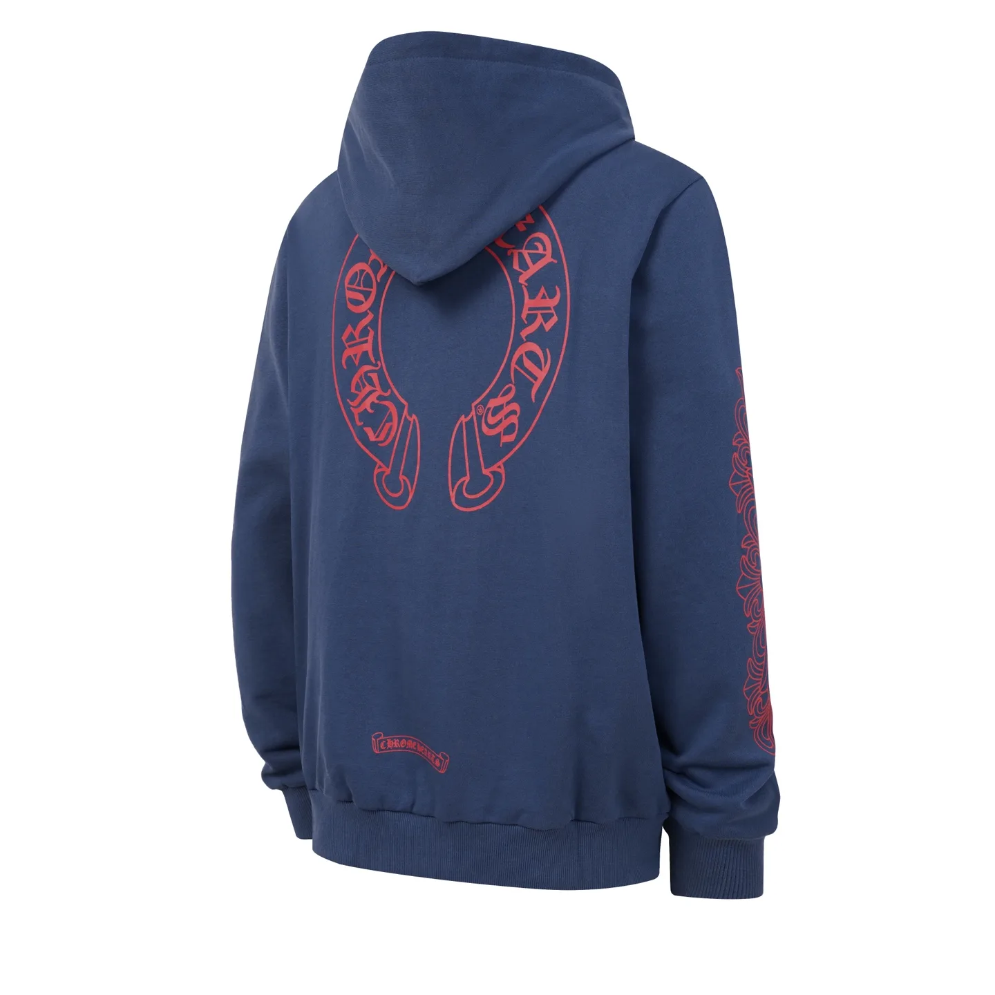 Horseshoe Logo Print Cotton-Blend Hoodie D15021245 — view 10