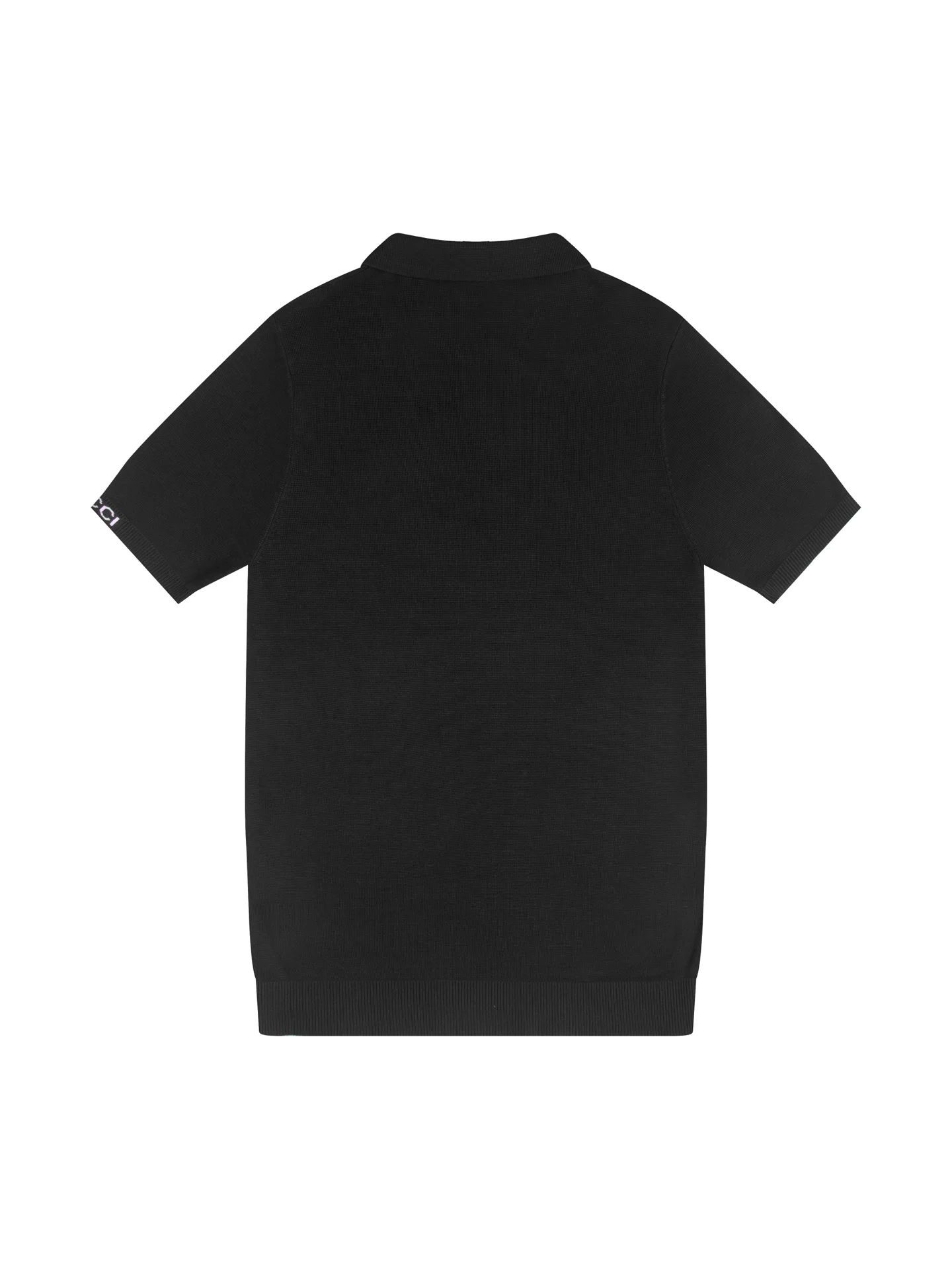 Logo-Embroidered Wool-Blend Knit Polo Shirt D15015832 — view 2
