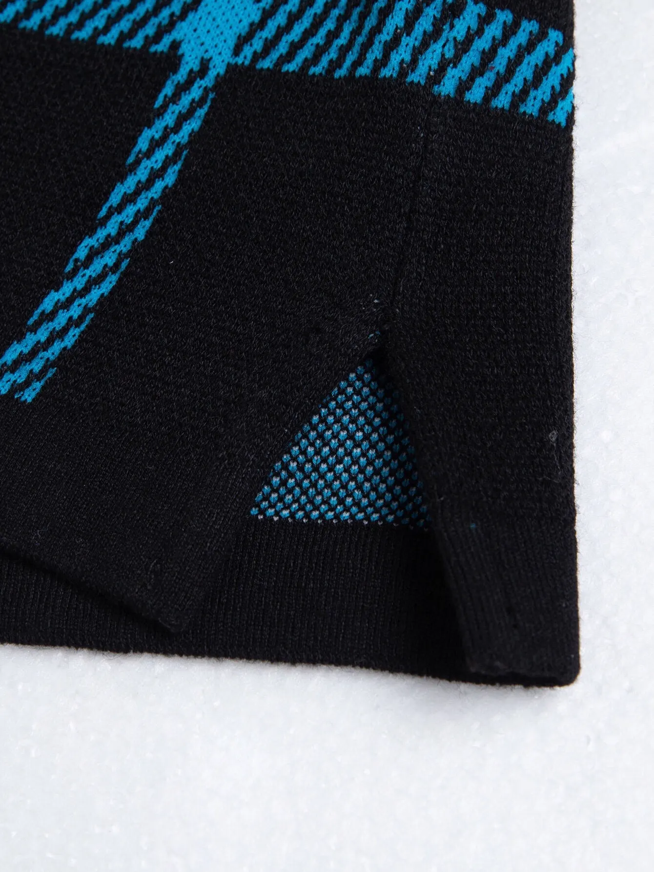 Check Wool Knit Polo Shirt D15015946 — view 8