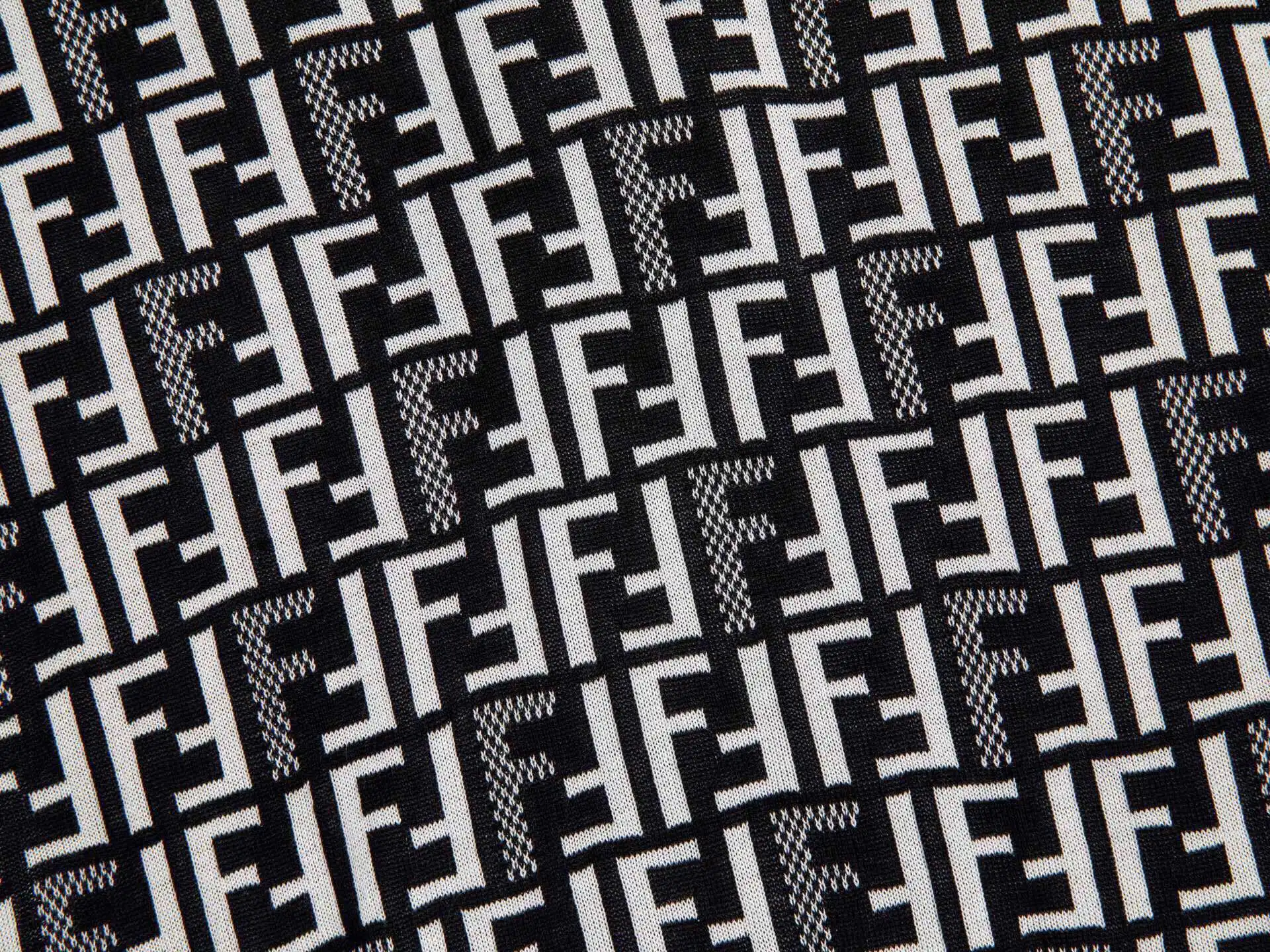 FF Monogram Jacquard Knit T-Shirt D15016106 — view 6