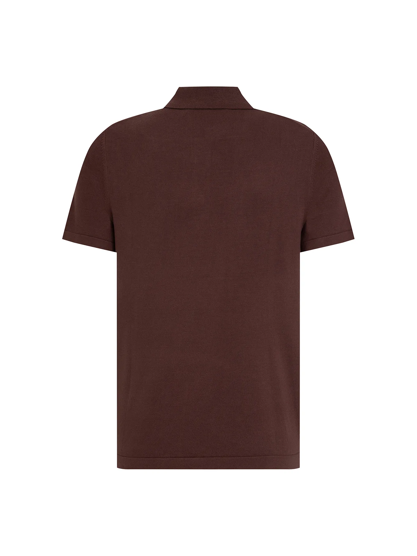 Logo-Embroidered Wool Knit Polo Shirt D15016113 — view 2