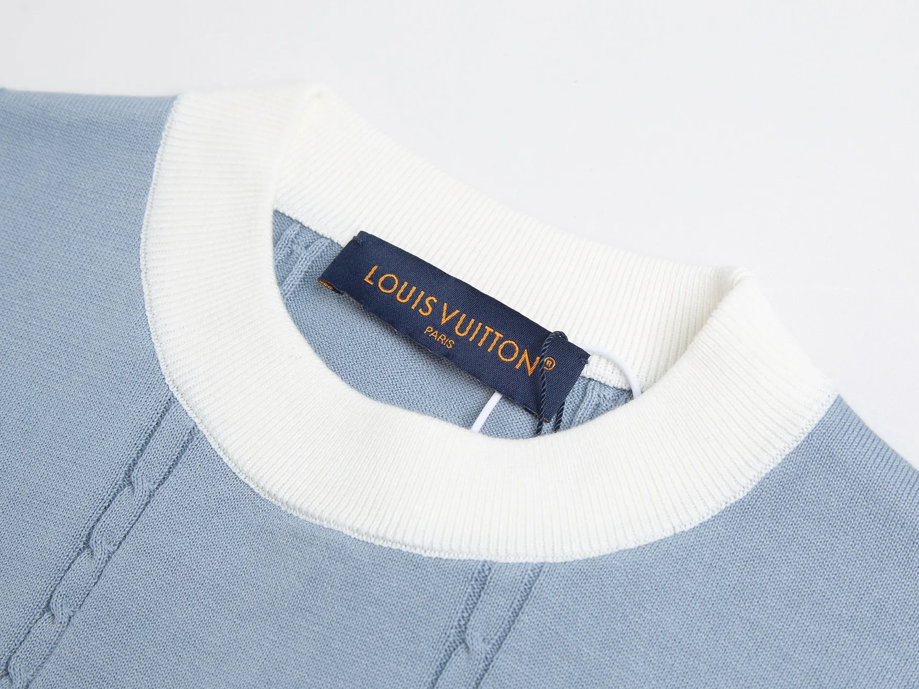 Embroidered Intarsia Wool-Blend Knit T-Shirt D15015979 — view 5