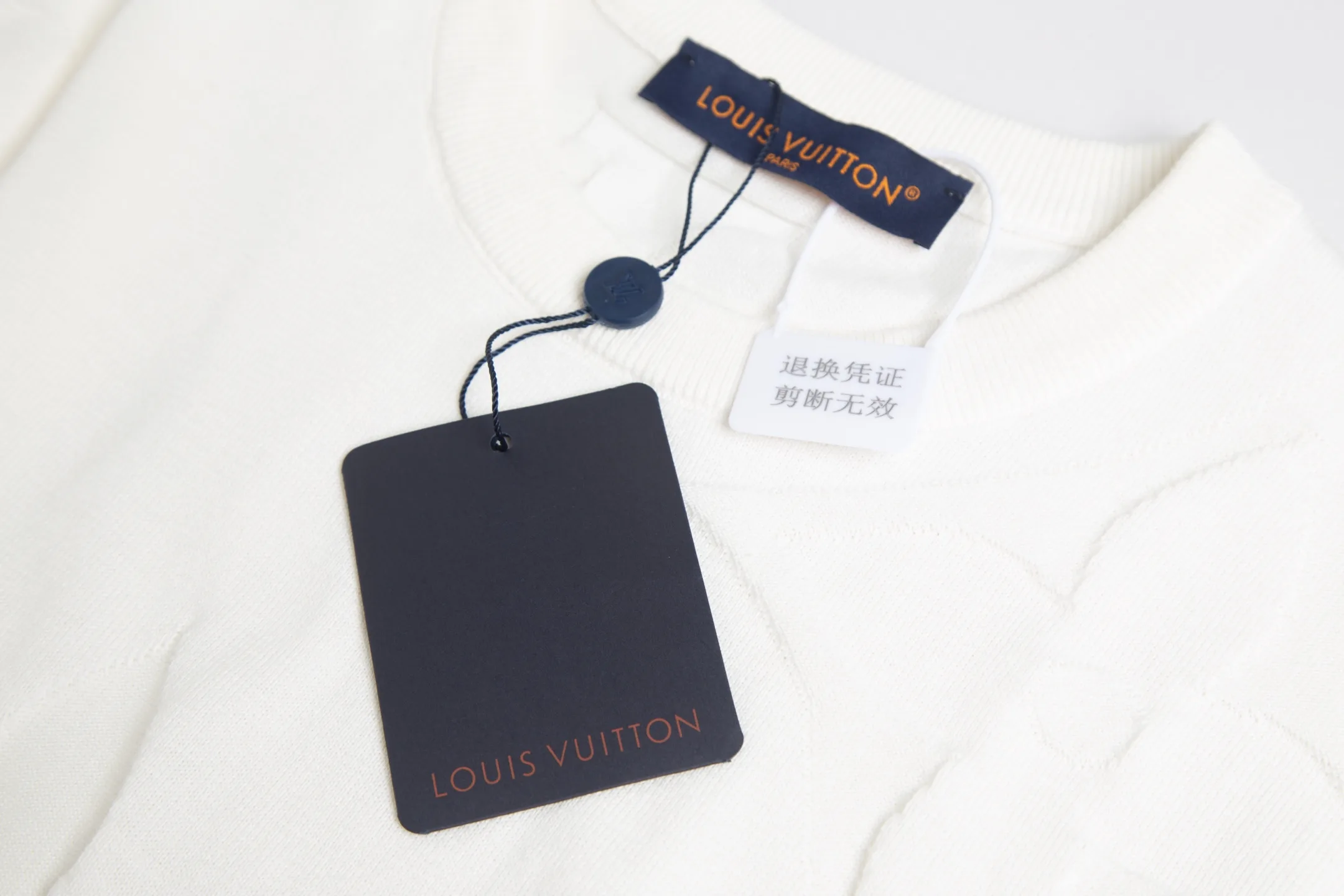 Monogram Jacquard Wool Knit T-Shirt D15016073 — view 4