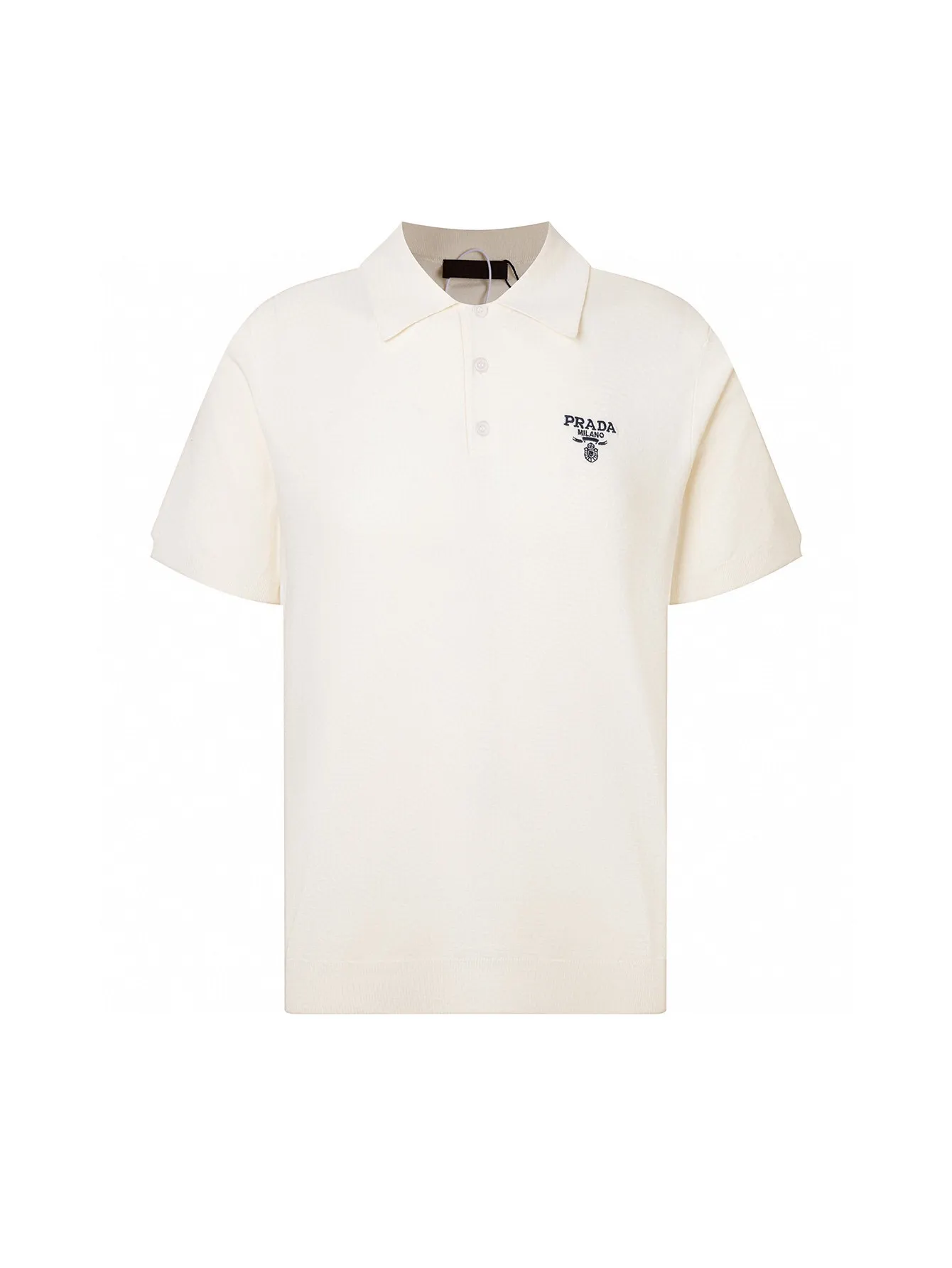Logo-Embroidered Wool Knit Polo Shirt D15015776