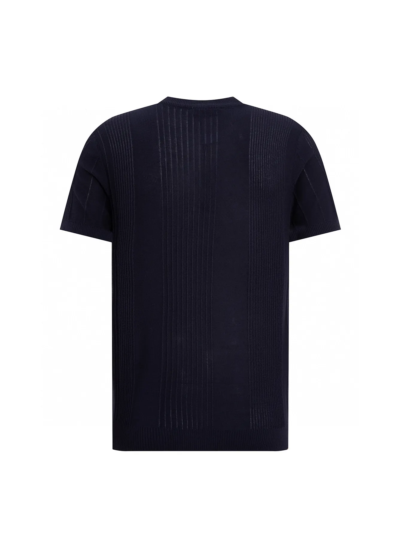 Logo-Badge Wool-Blend Knit T-Shirt D15015901 — view 2