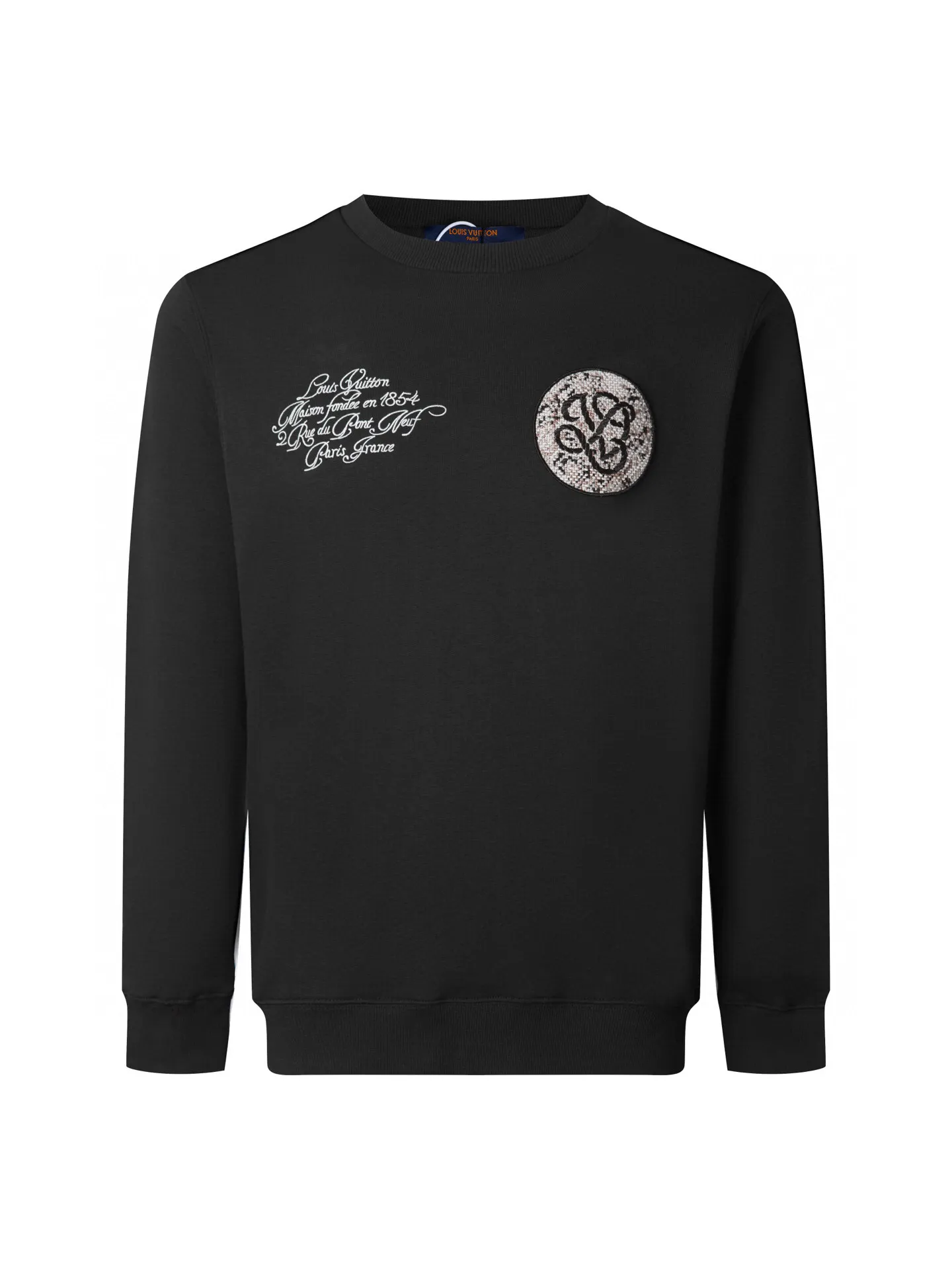 Embroidered Patch Logo Sweatshirt D15016097