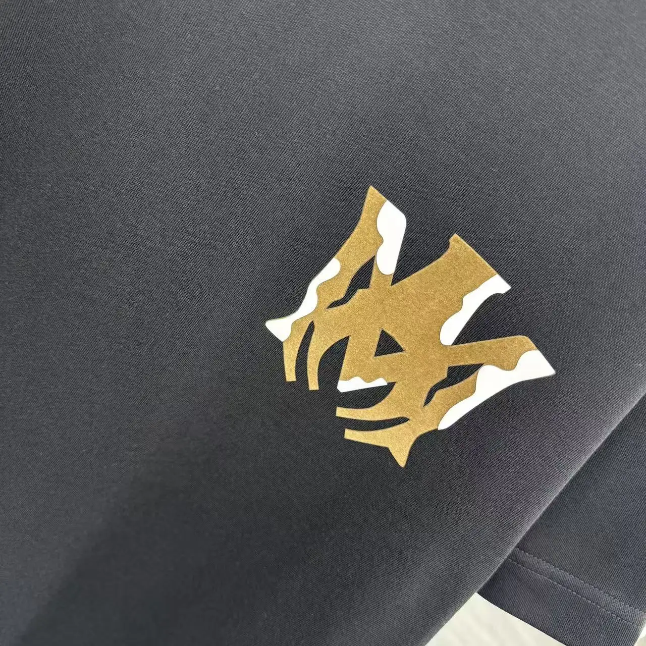 Logo Flocked Cotton T-Shirt D15013940 — view 6