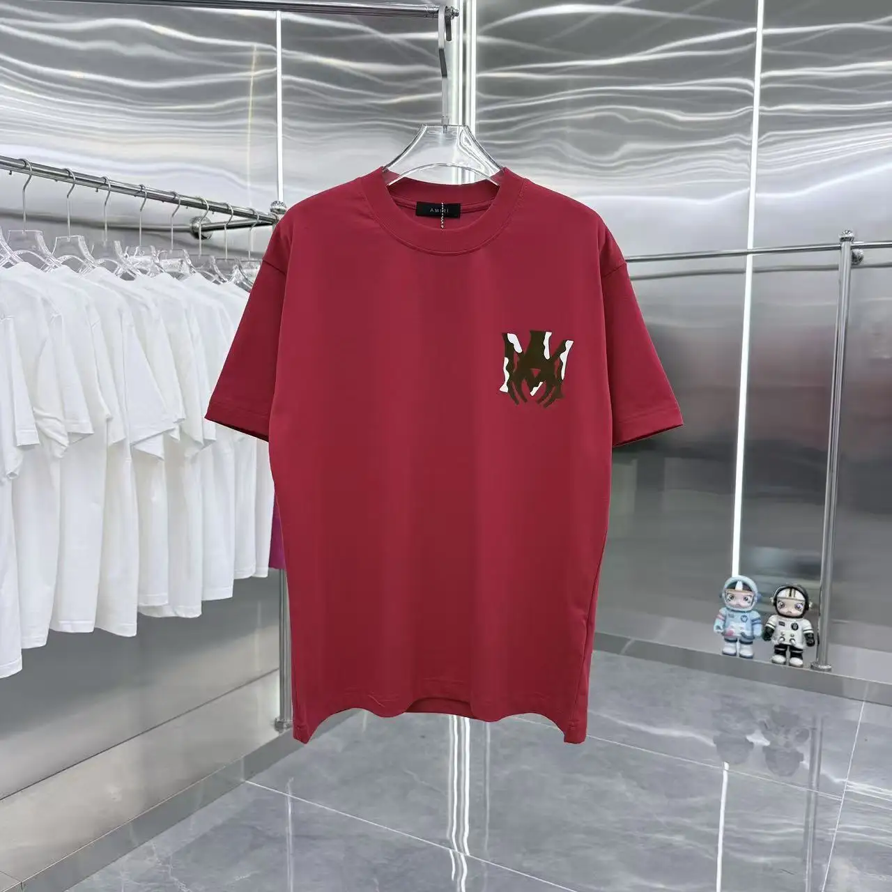 Logo Flocked Cotton-Jersey T-Shirt D15013941