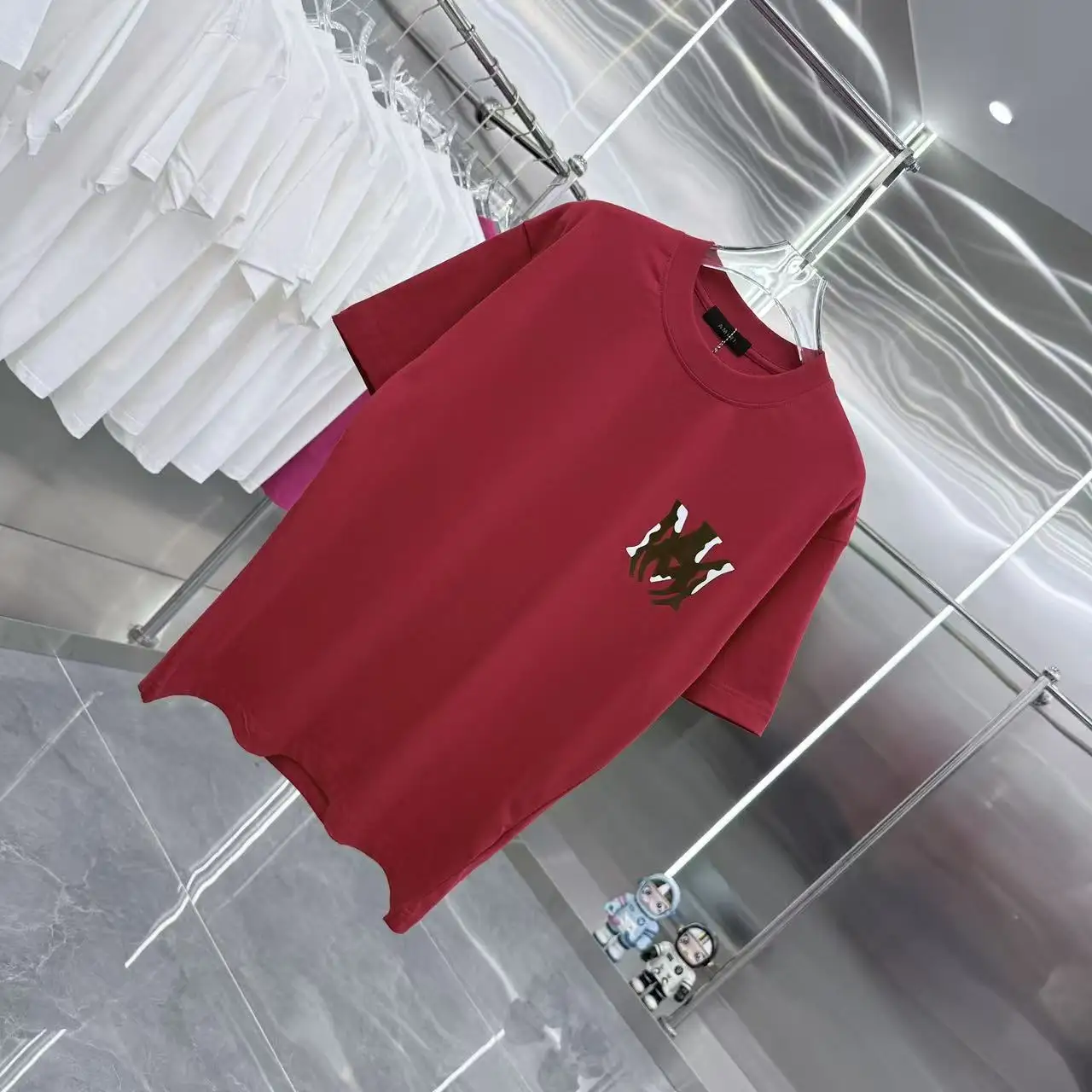 Logo Flocked Cotton-Jersey T-Shirt D15013941 — view 2