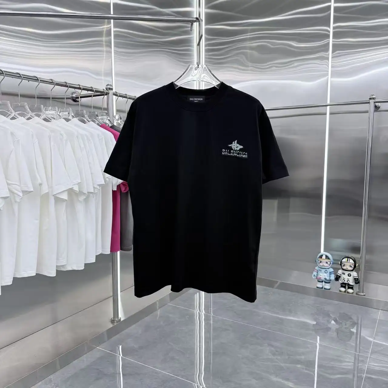 Logo Embellished Oversized T-Shirt D15013953