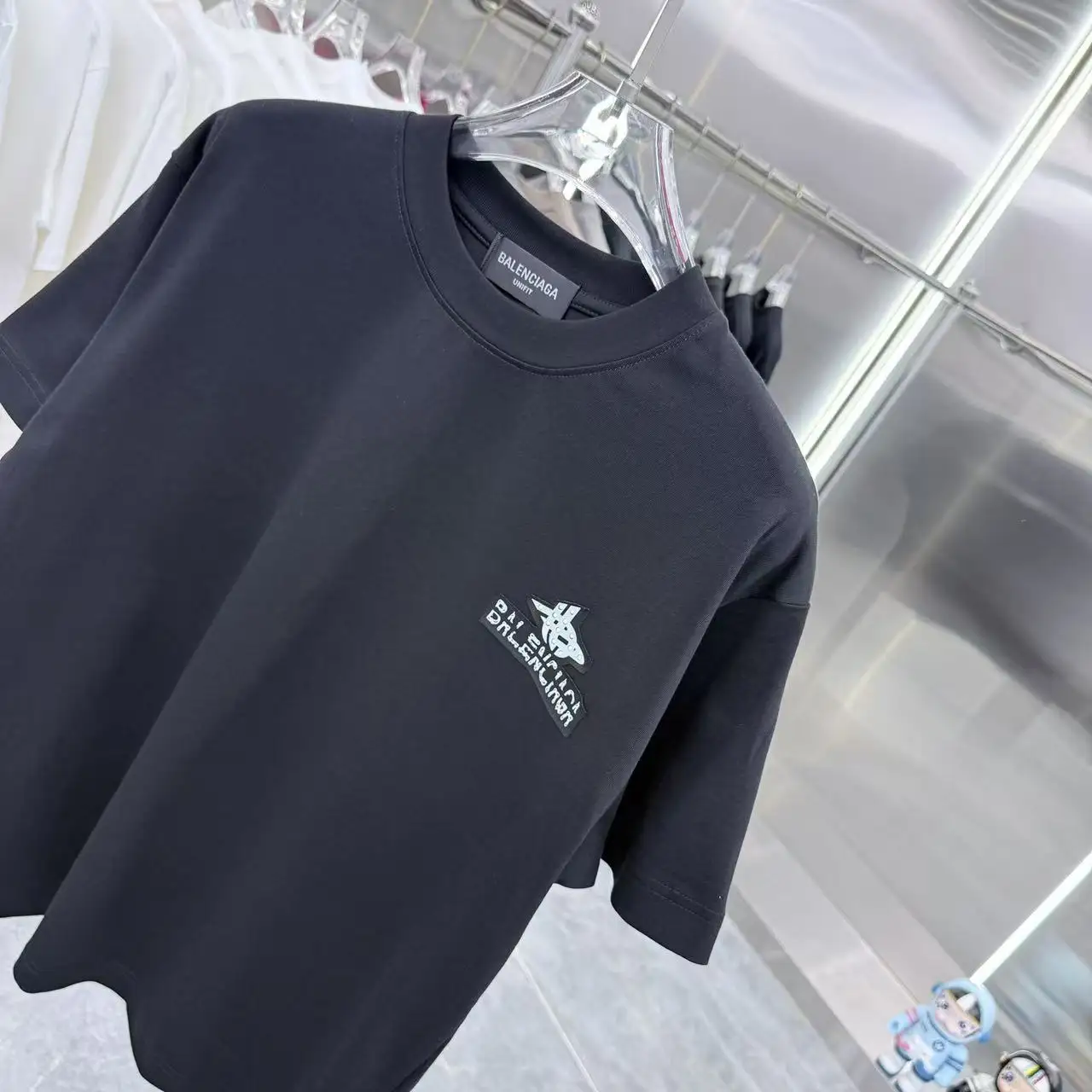 Logo Embellished Oversized T-Shirt D15013953 — view 4