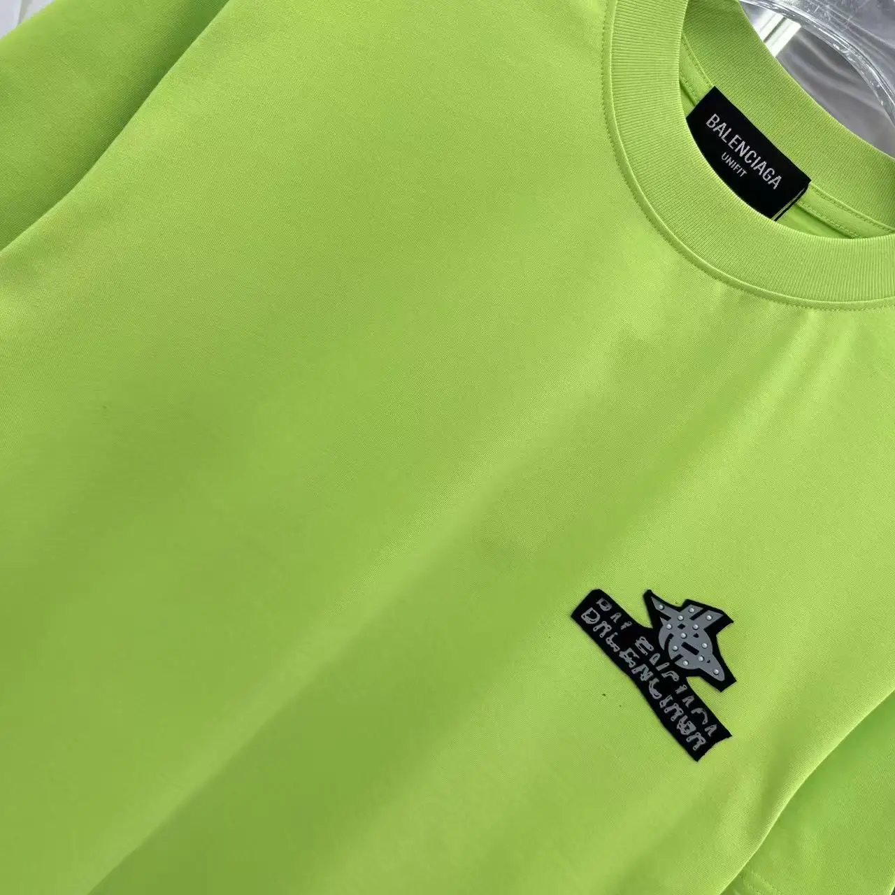 Logo Patch Rhinestone Embellished T-Shirt D15013955 — view 5