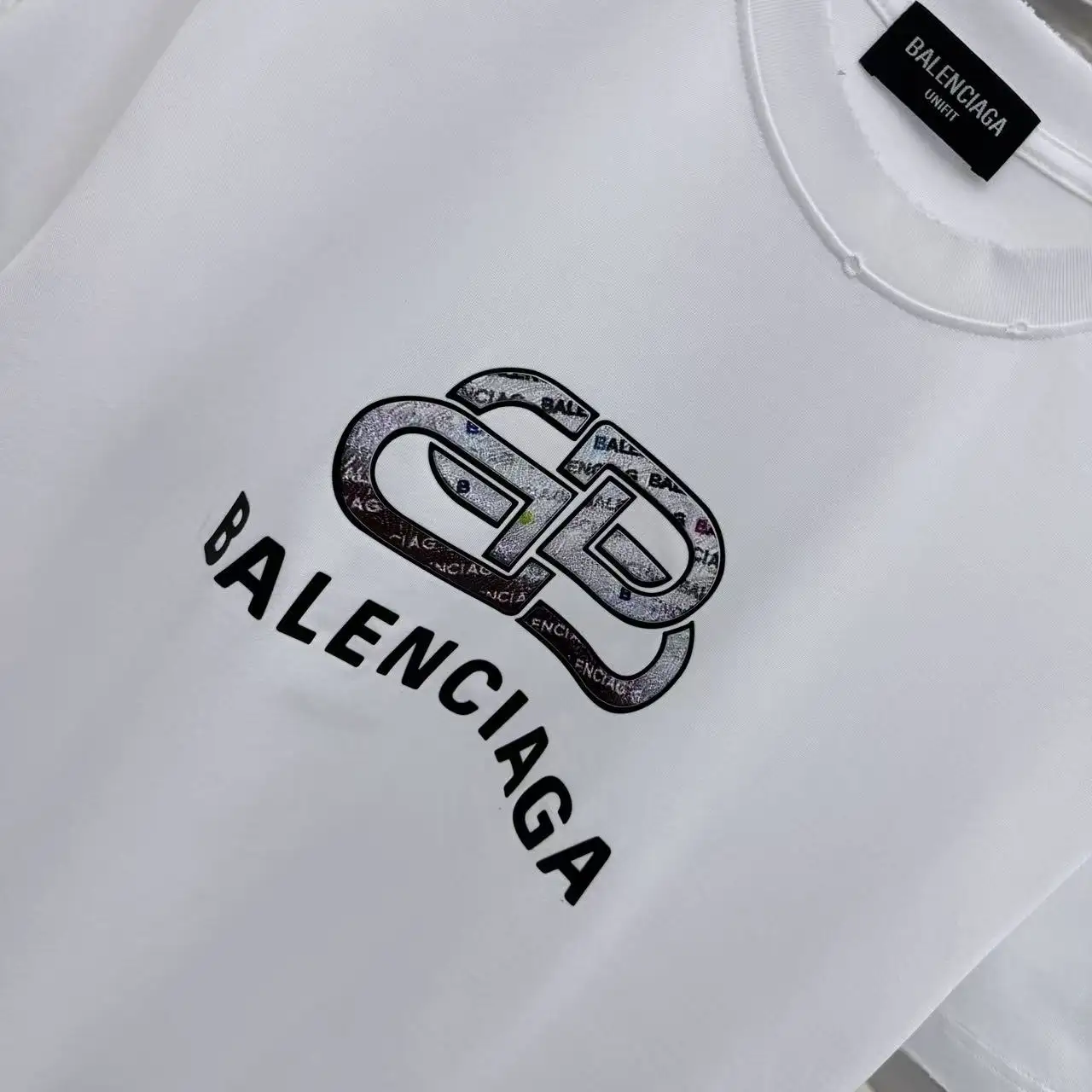 Distressed Logo Print Oversized T-Shirt D15013950 — view 5