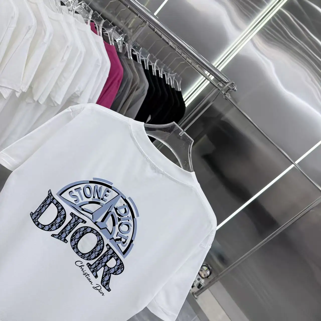 Logo Graphic Cotton T-Shirt D15013935 — view 8