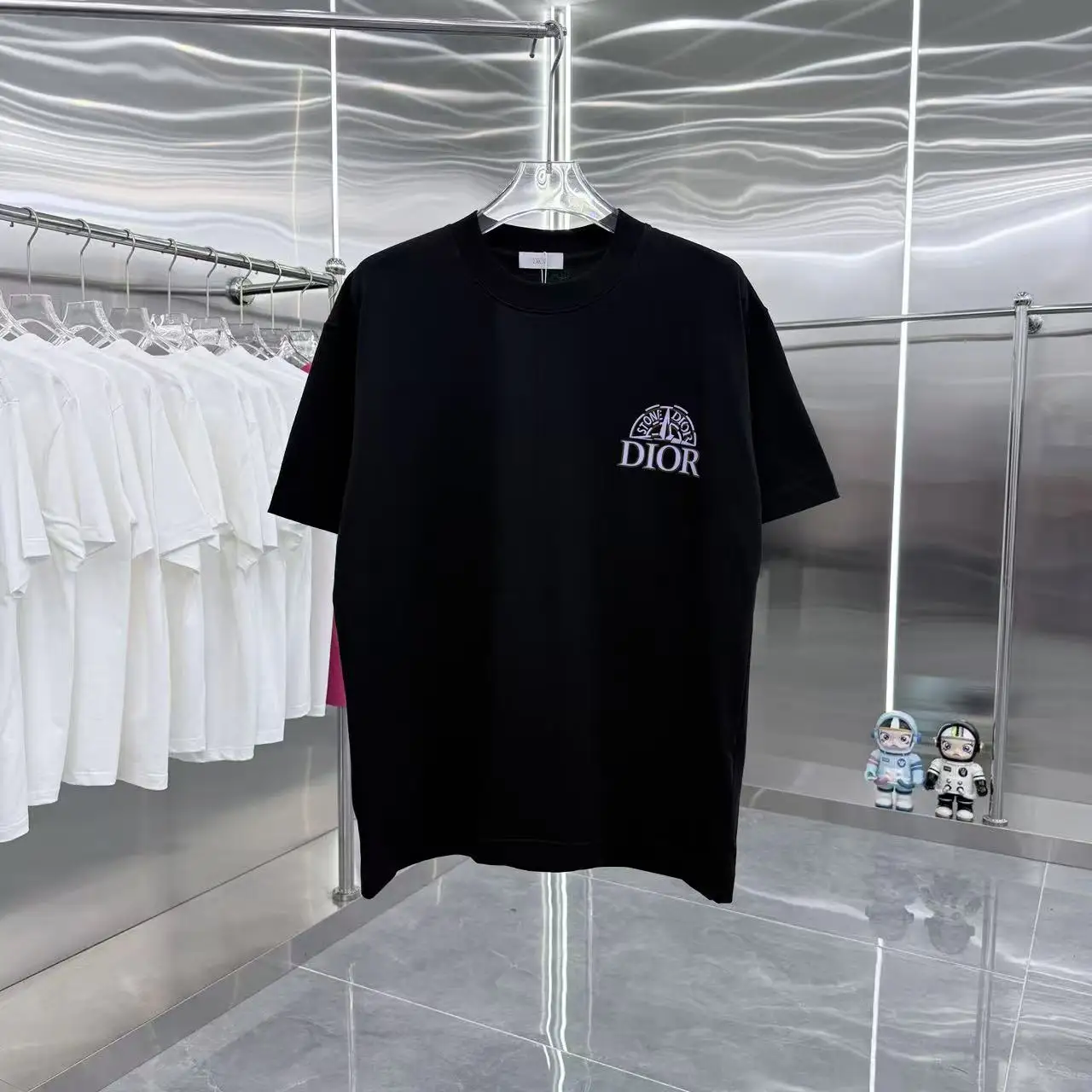 Logo Graphic Cotton T-Shirt D15013933