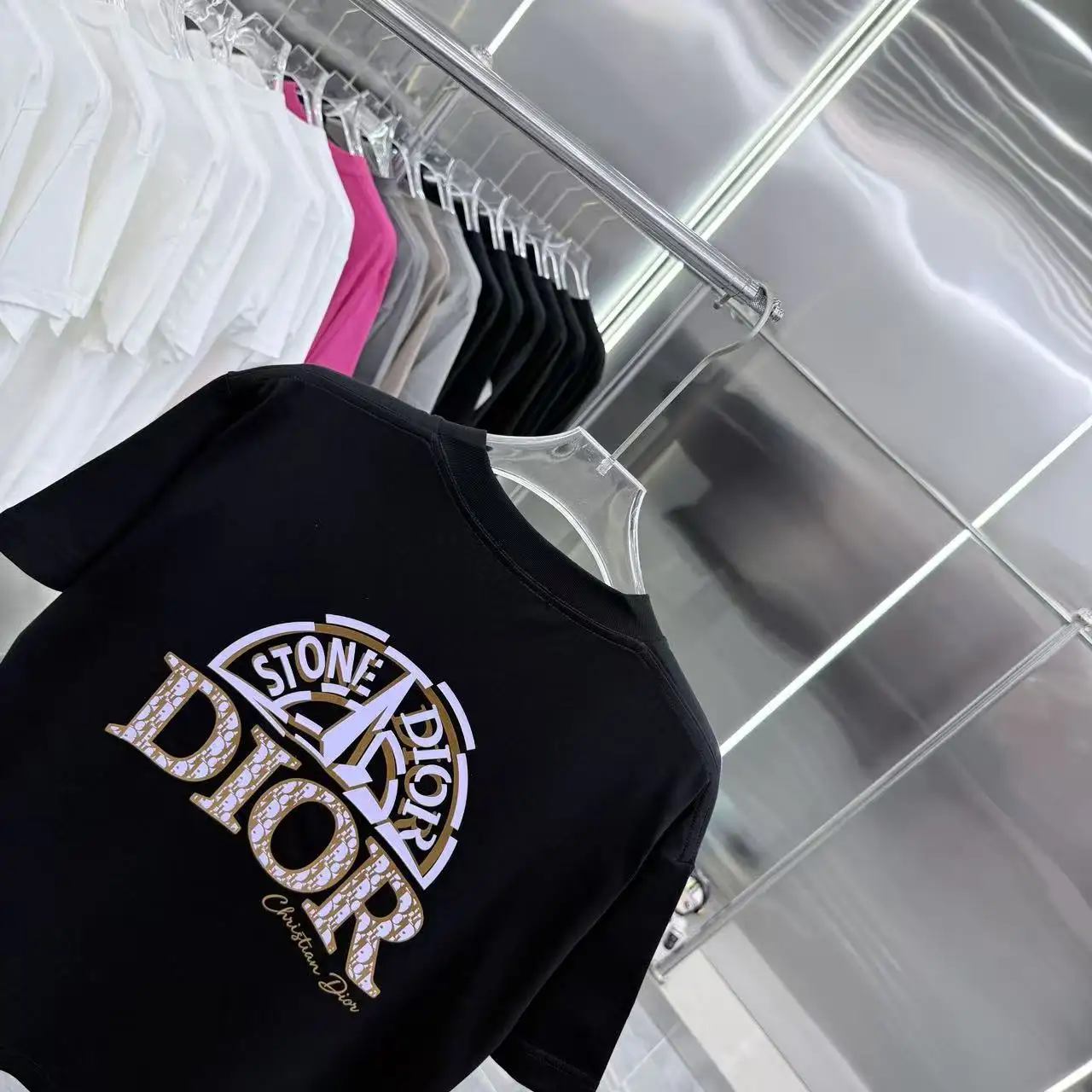Logo Graphic Cotton T-Shirt D15013933 — view 8