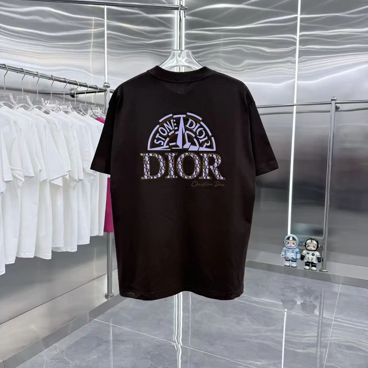 Logo Graphic Cotton T-Shirt D15013934 — view 7