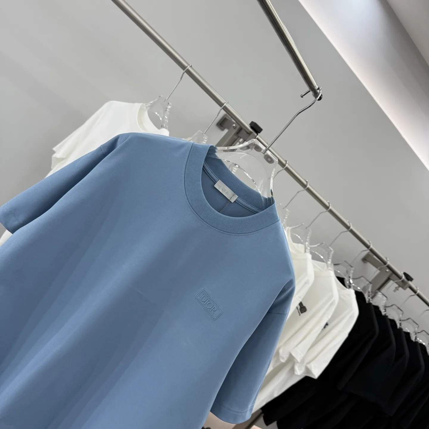 Logo-Embroidered Cotton-Jersey T-Shirt D15013852 — view 3