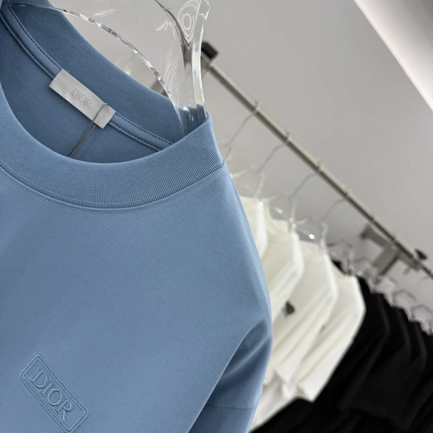 Logo-Embroidered Cotton-Jersey T-Shirt D15013852 — view 4