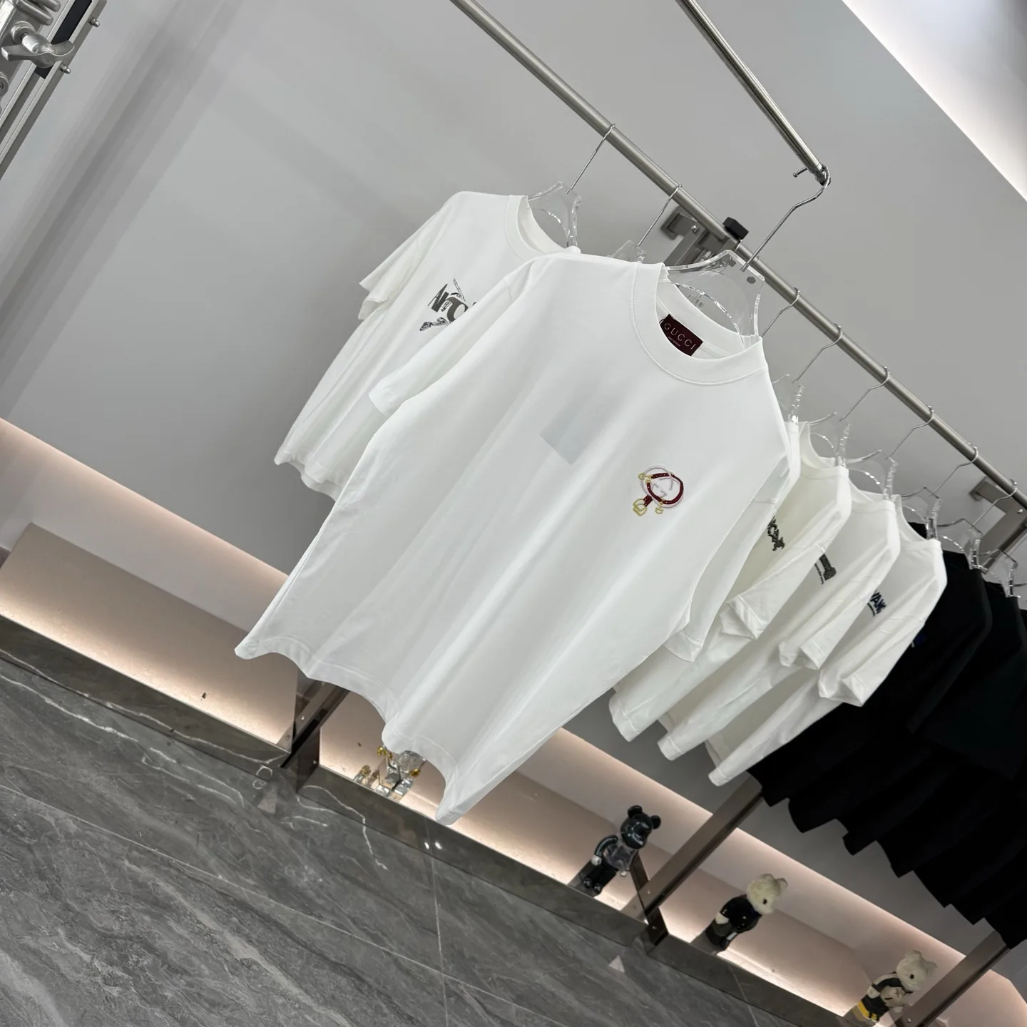 Embroidered Logo Cotton T-Shirt D15013856 — view 2