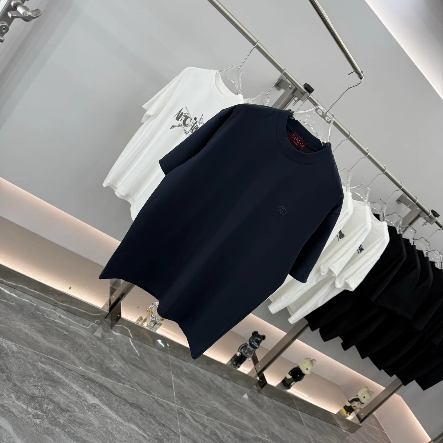 Embroidered Logo Cotton T-Shirt D15013882 — view 2
