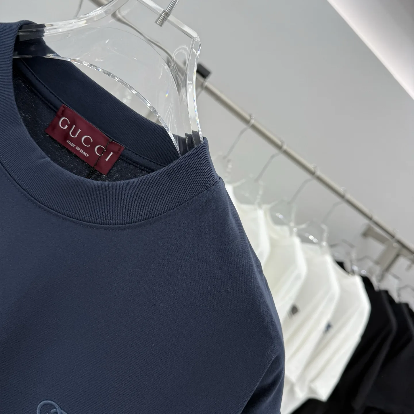 Embroidered Logo Cotton T-Shirt D15013882 — view 4