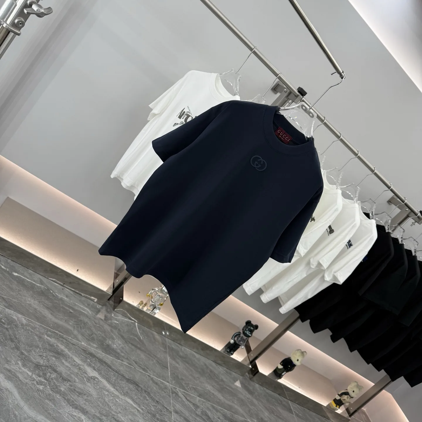Embroidered Logo Cotton-Jersey T-Shirt D15013886 — view 2