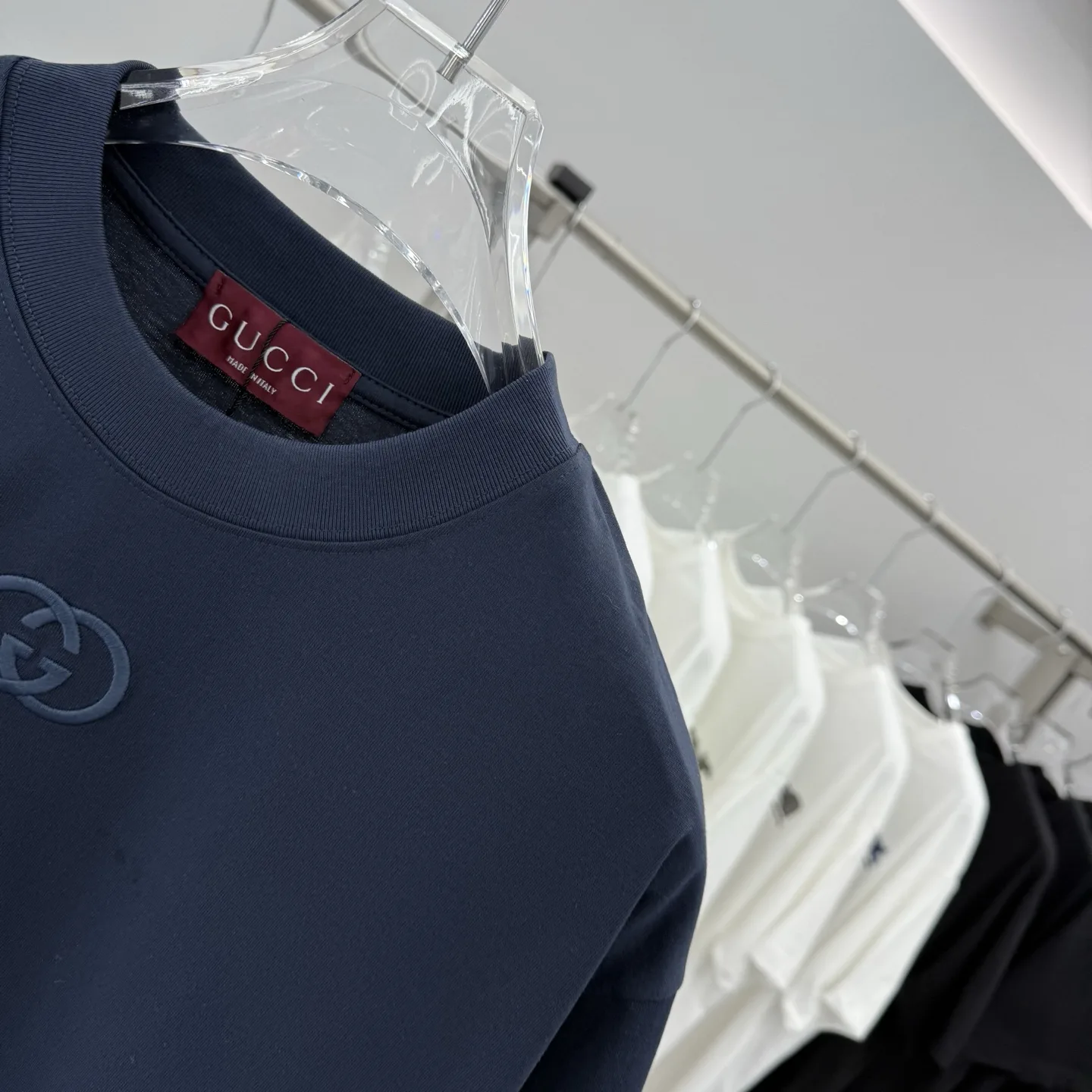 Embroidered Logo Cotton-Jersey T-Shirt D15013886 — view 4