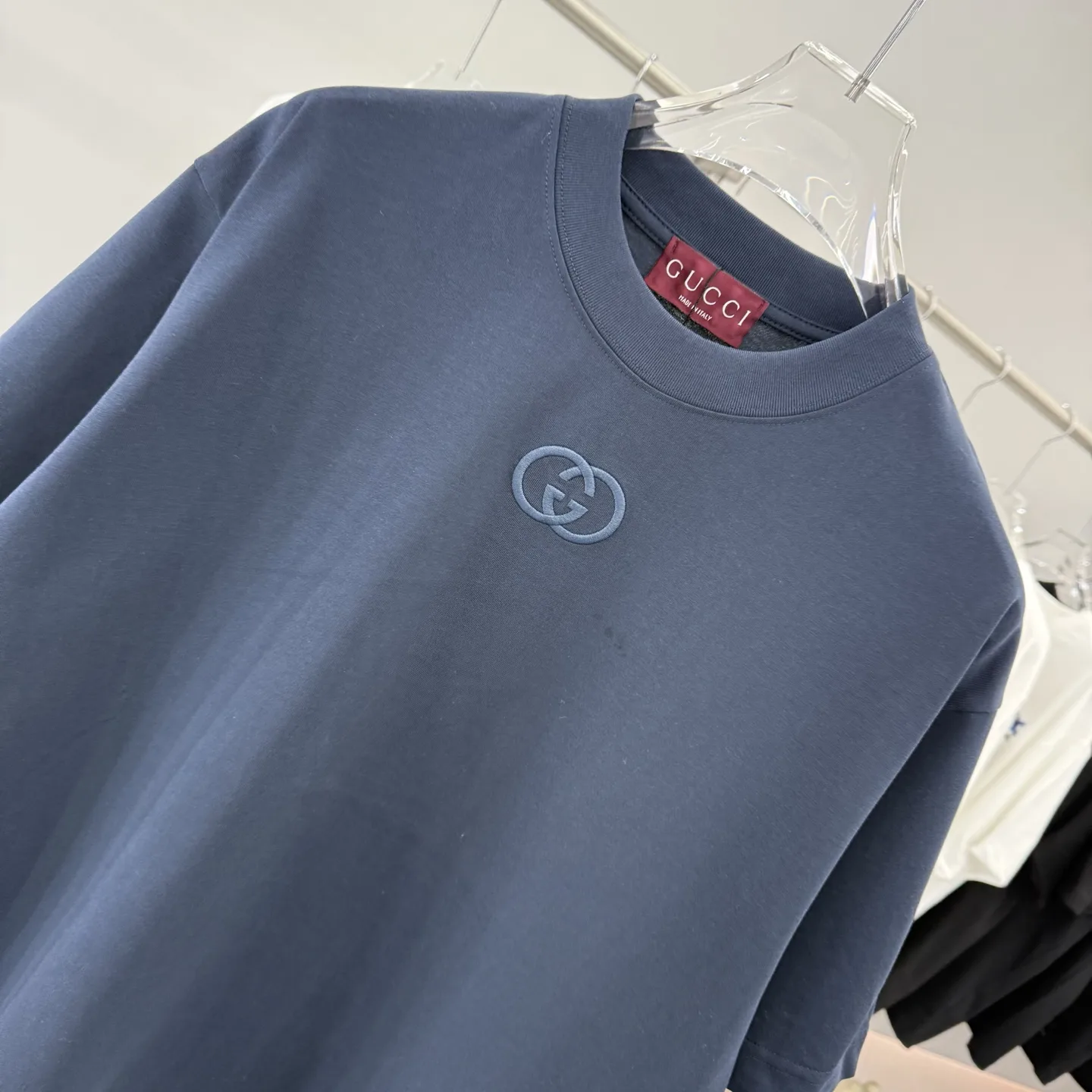 Embroidered Logo Cotton-Jersey T-Shirt D15013886 — view 5
