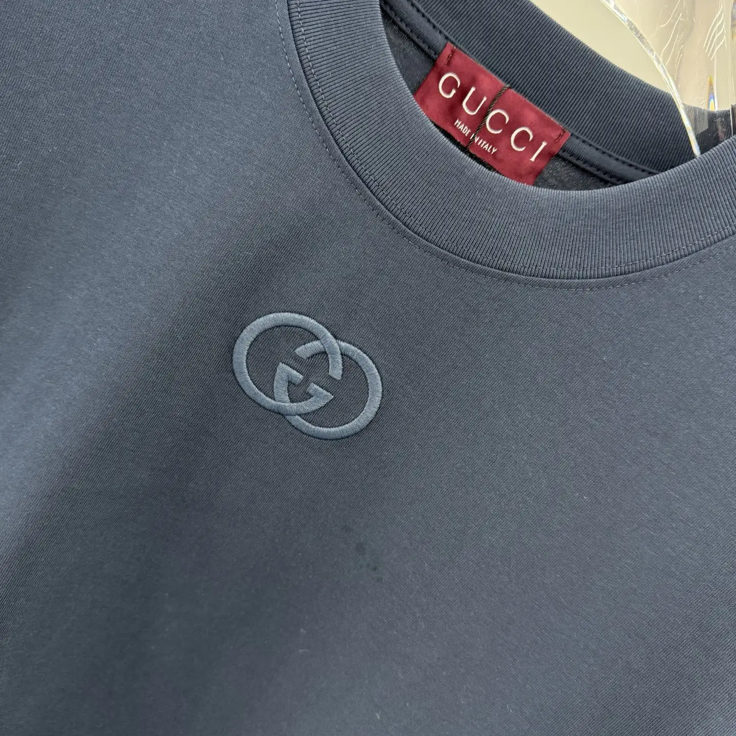 Embroidered Logo Cotton-Jersey T-Shirt D15013886 — view 6