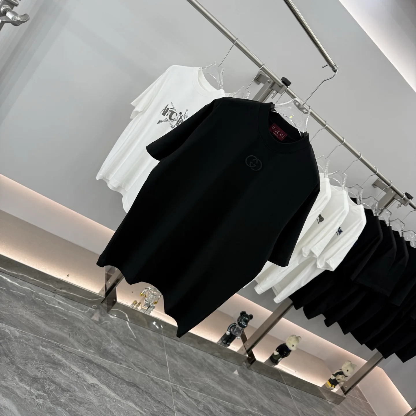 Embroidered Logo Cotton T-Shirt D15013888 — view 2