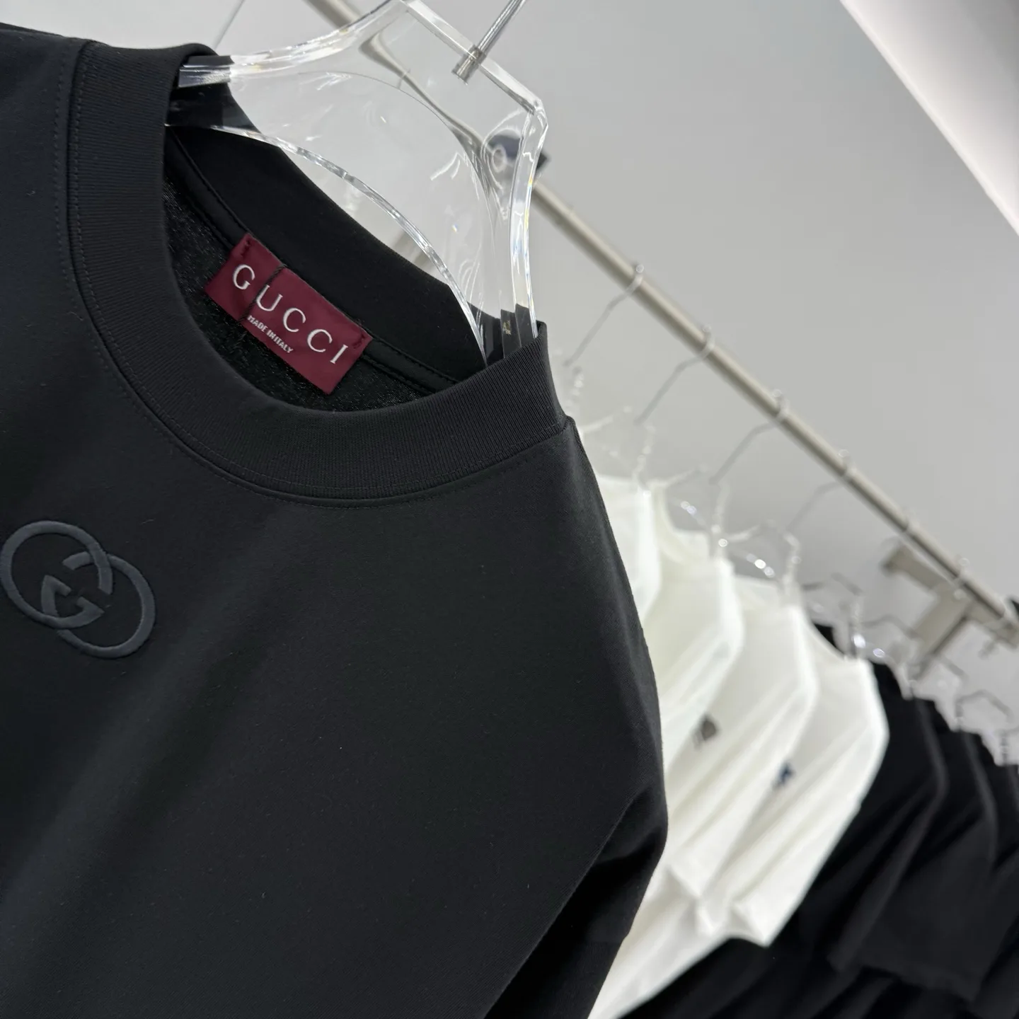Embroidered Logo Cotton T-Shirt D15013888 — view 4