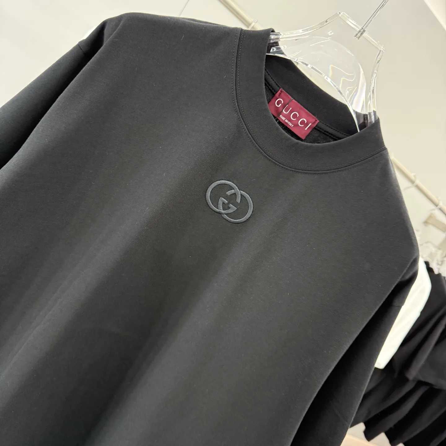 Embroidered Logo Cotton T-Shirt D15013888 — view 5
