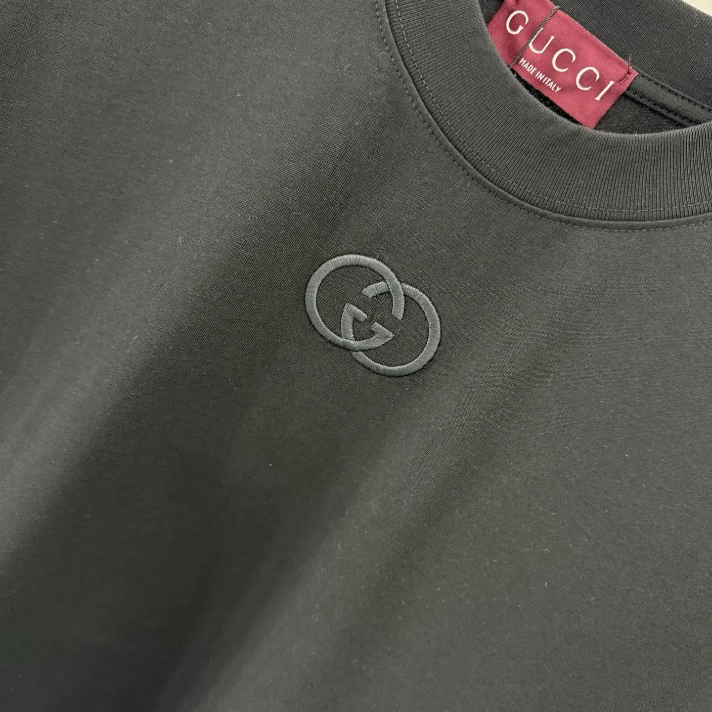 Embroidered Logo Cotton T-Shirt D15013888 — view 6