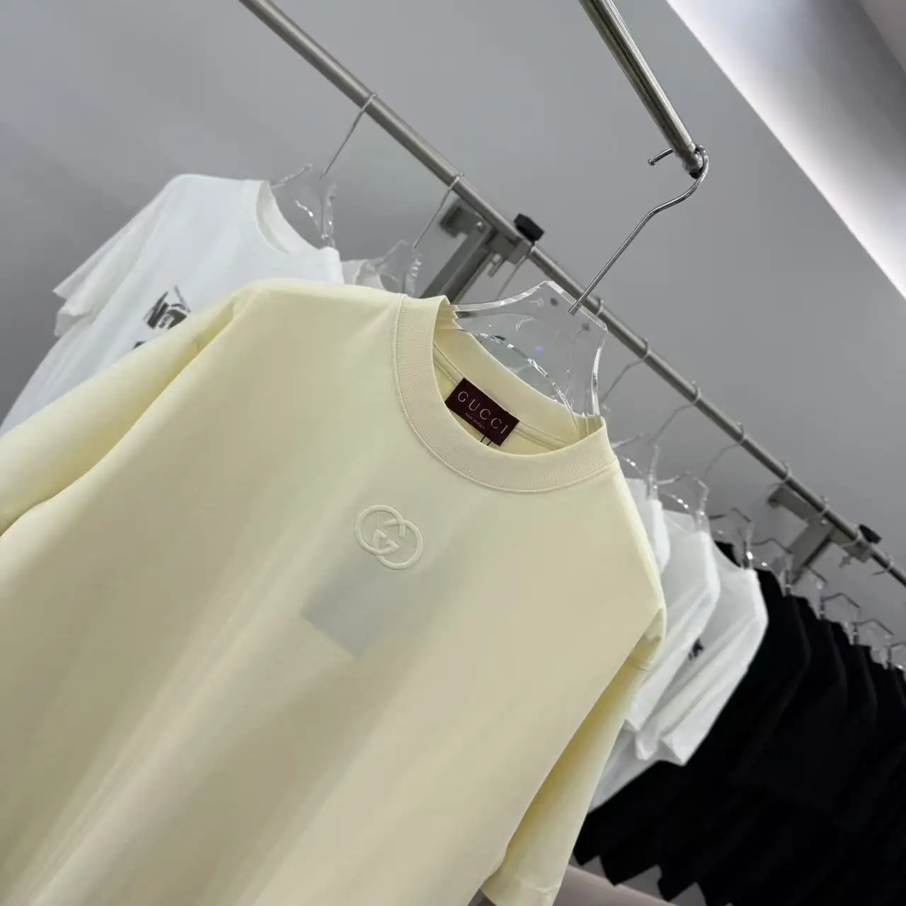 Embroidered Logo Cotton-Jersey T-Shirt D15013887 — view 3