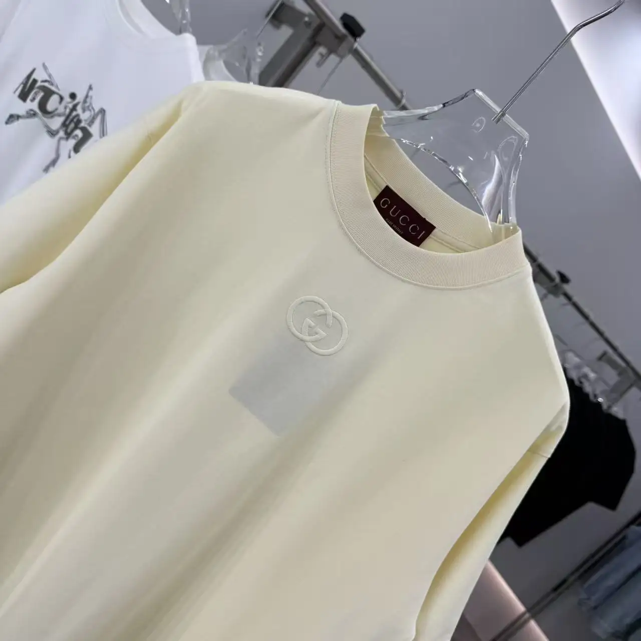 Embroidered Logo Cotton-Jersey T-Shirt D15013887 — view 5