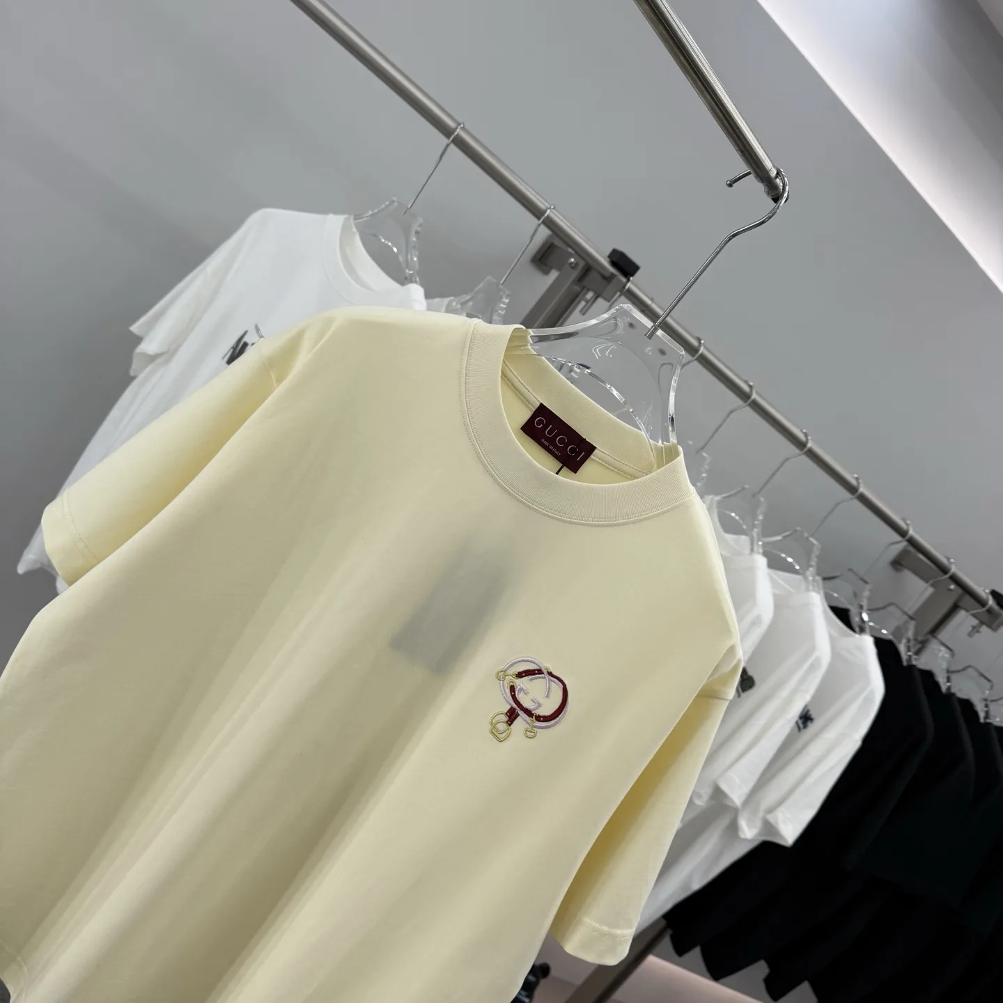 Embroidered Logo Cotton T-Shirt D15013857 — view 3