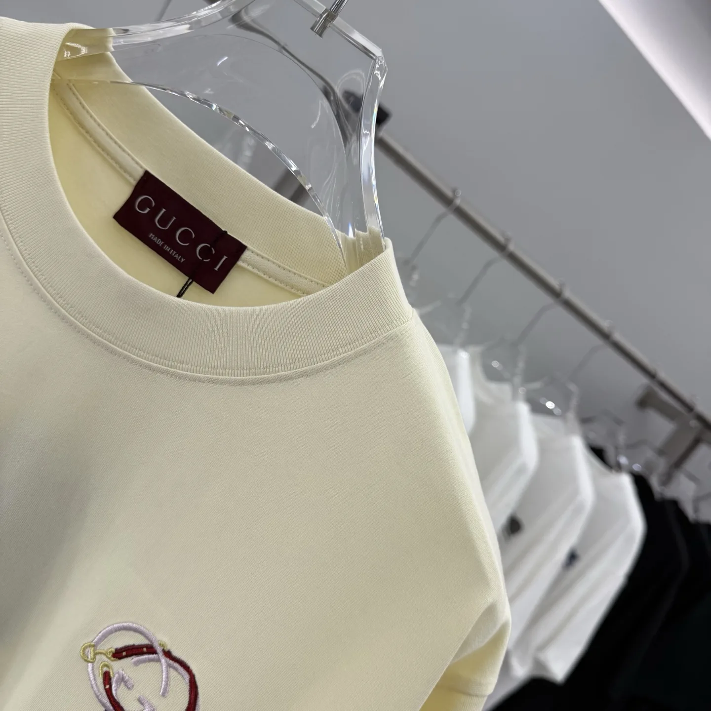 Embroidered Logo Cotton T-Shirt D15013857 — view 4
