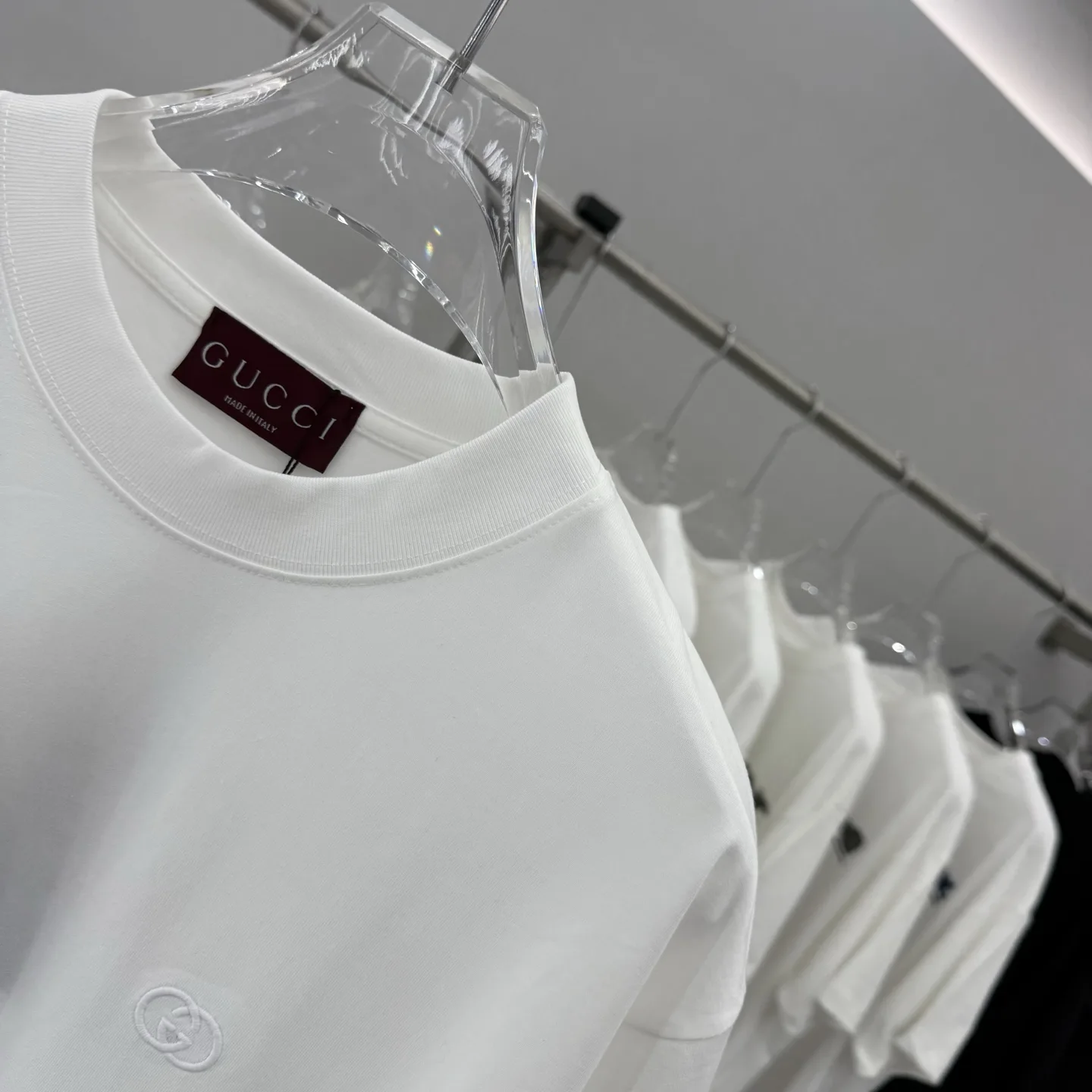Embroidered Logo Cotton-Jersey T-Shirt D15013881 — view 4