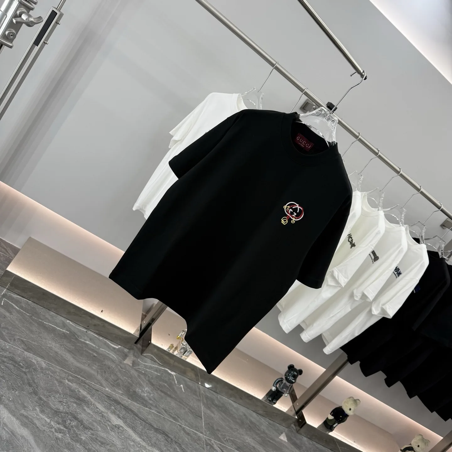 Embroidered Logo Cotton T-Shirt D15013858 — view 2