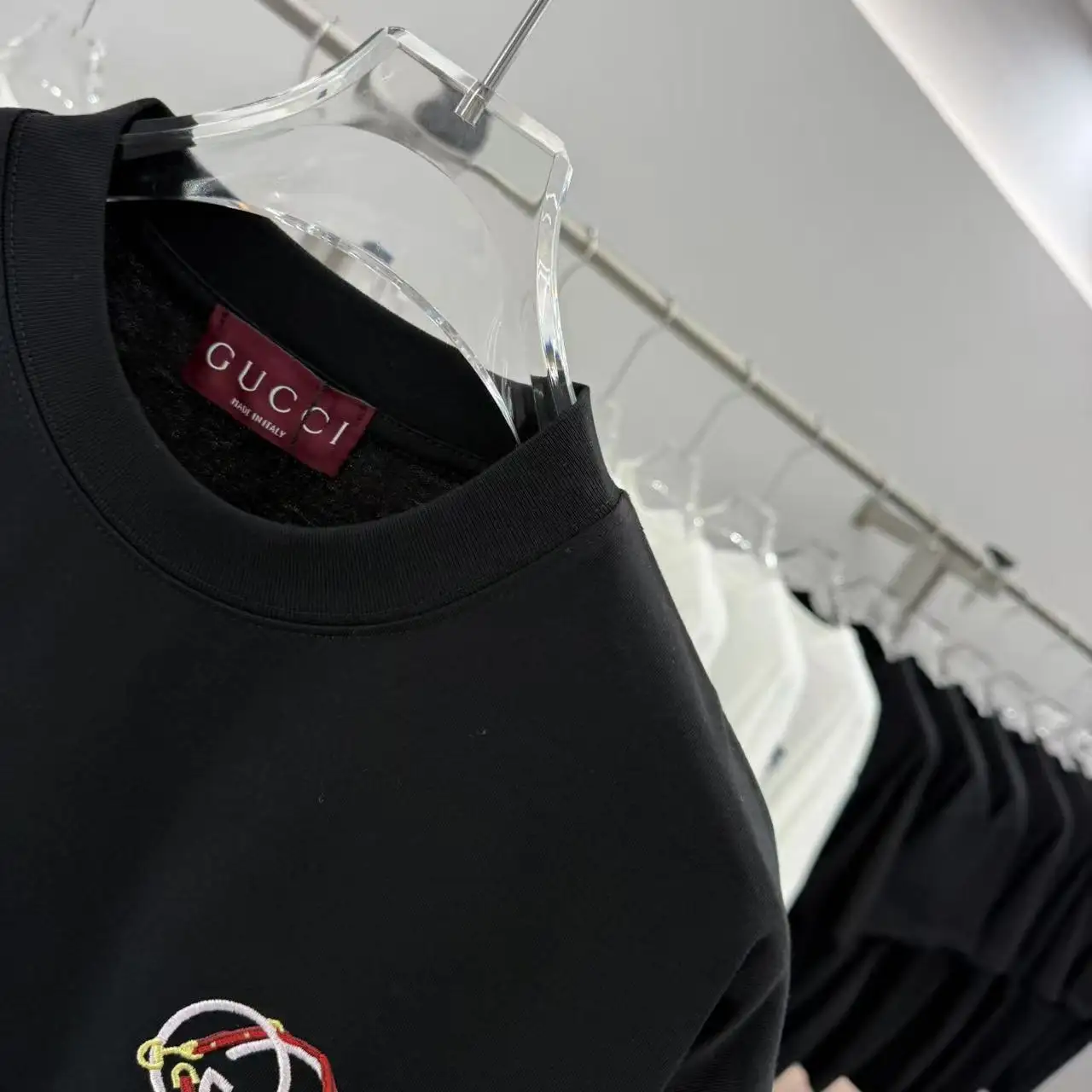 Embroidered Logo Cotton T-Shirt D15013858 — view 4