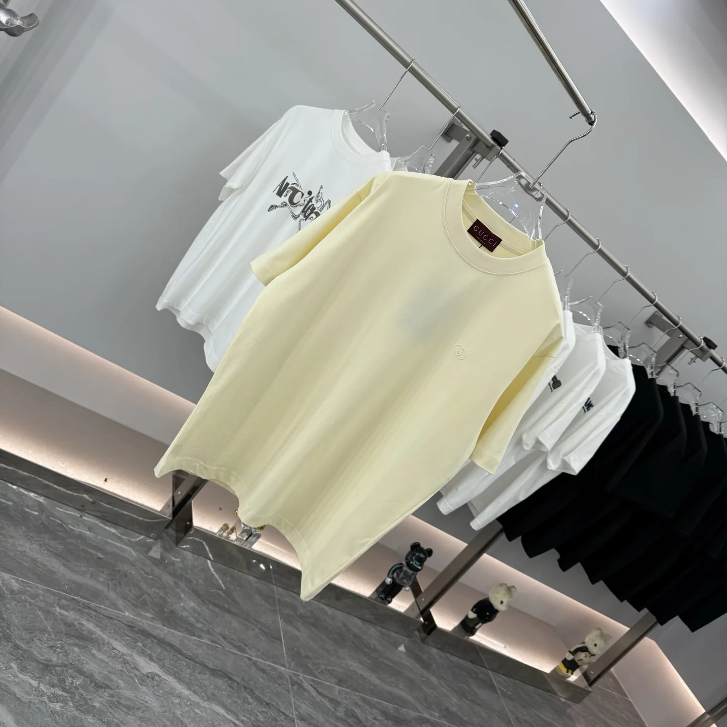 Embroidered Logo Cotton-Jersey T-Shirt D15013883 — view 2