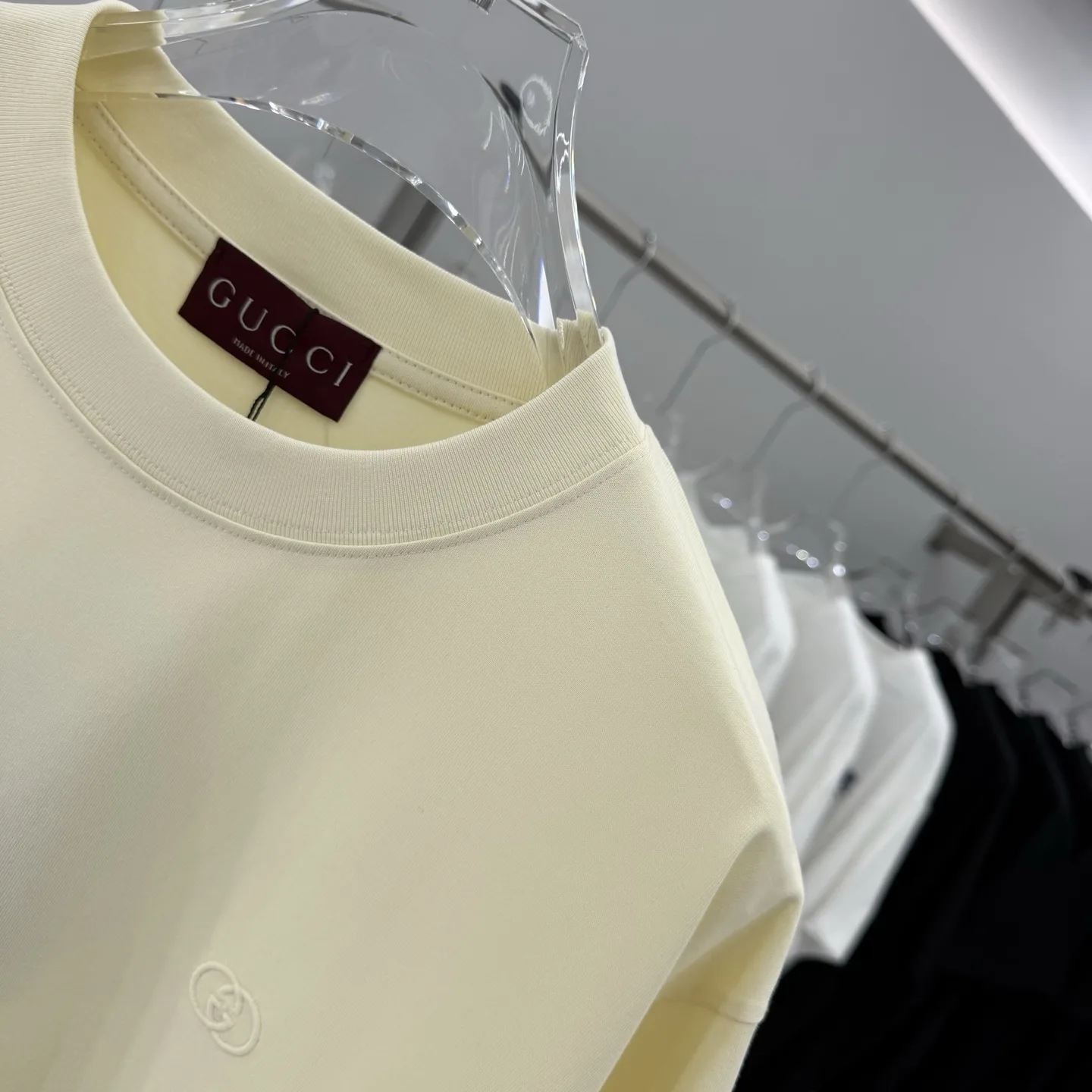 Embroidered Logo Cotton-Jersey T-Shirt D15013883 — view 3