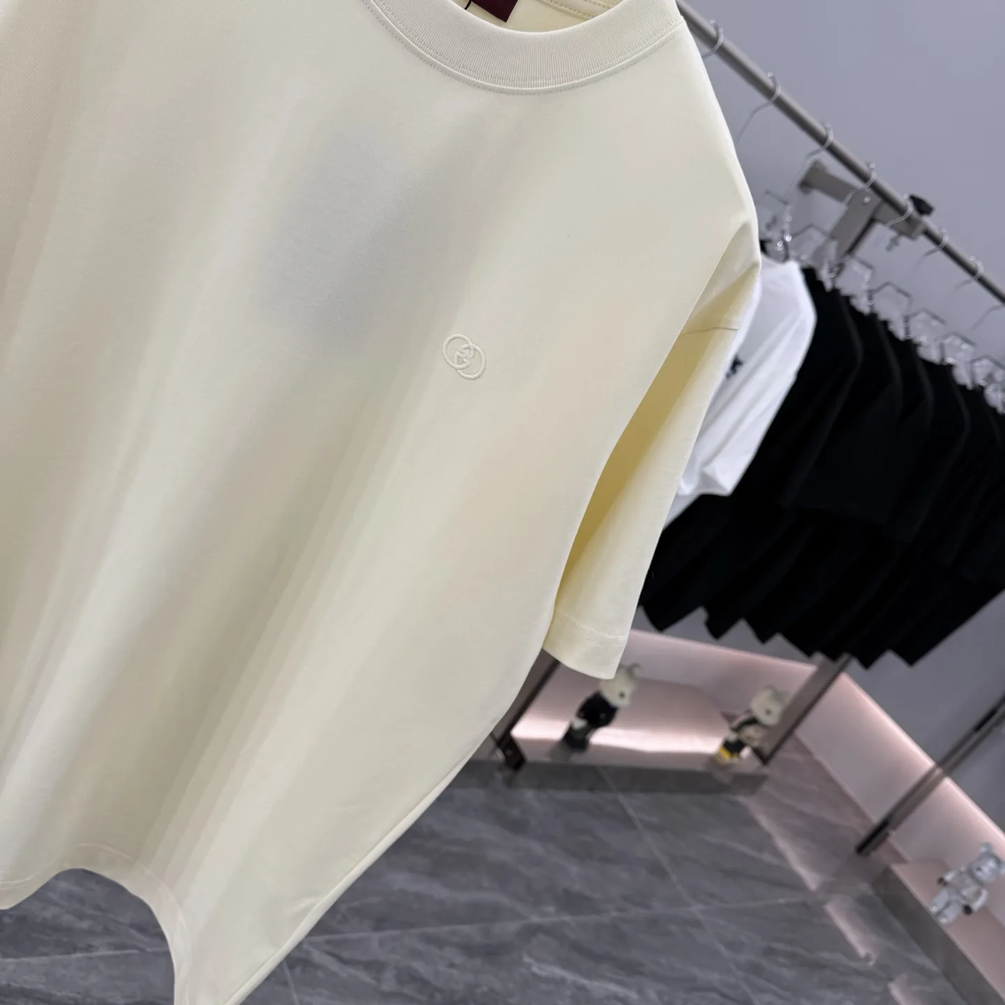 Embroidered Logo Cotton-Jersey T-Shirt D15013883 — view 4